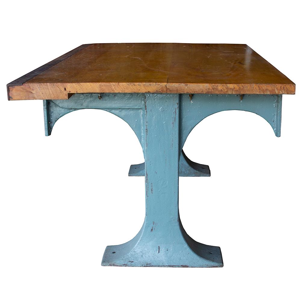 Iron Industrial Base Table