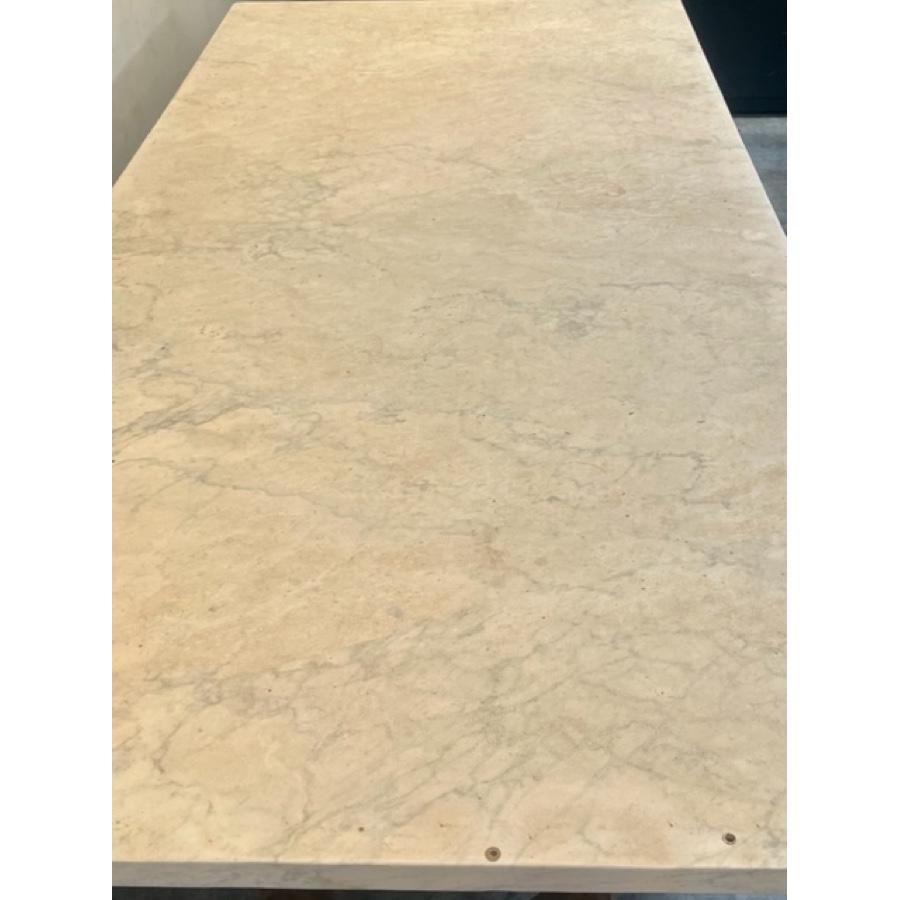 Industrial Base Table Stone Top, FR-0041-03 For Sale 5