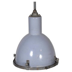 Lampada a sospensione industriale Bauhaus, anni 
50