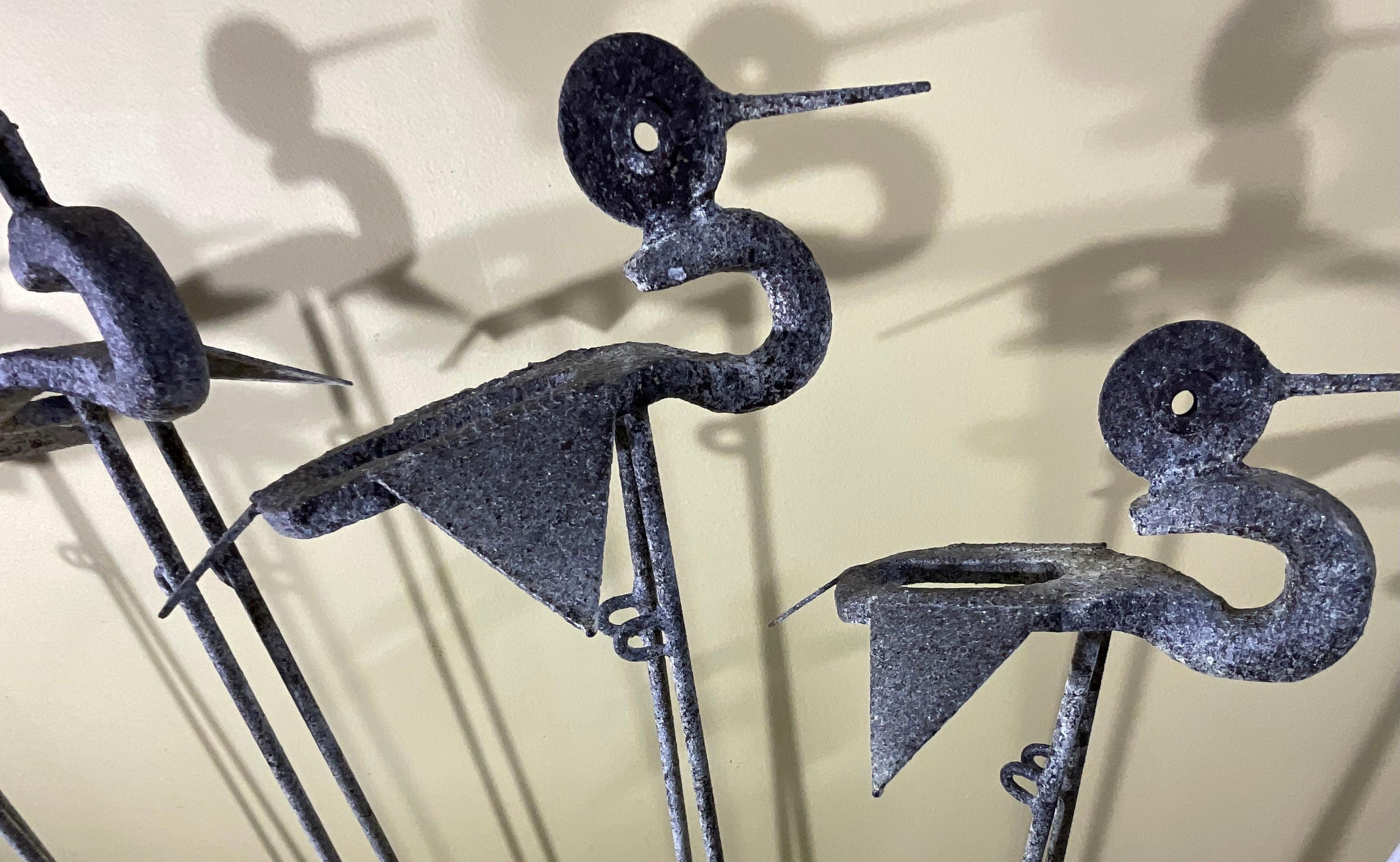 Industrial Bird Sculpture For Sale 5