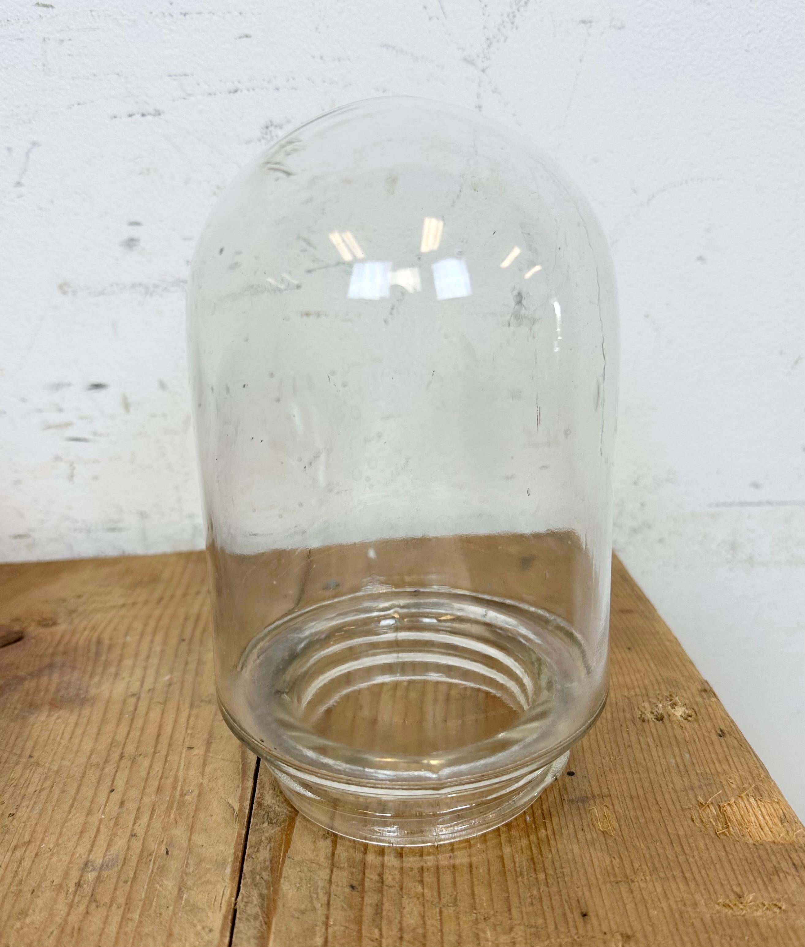 Lampada a sospensione industriale a smalto nero, anni '1950 in vendita 8