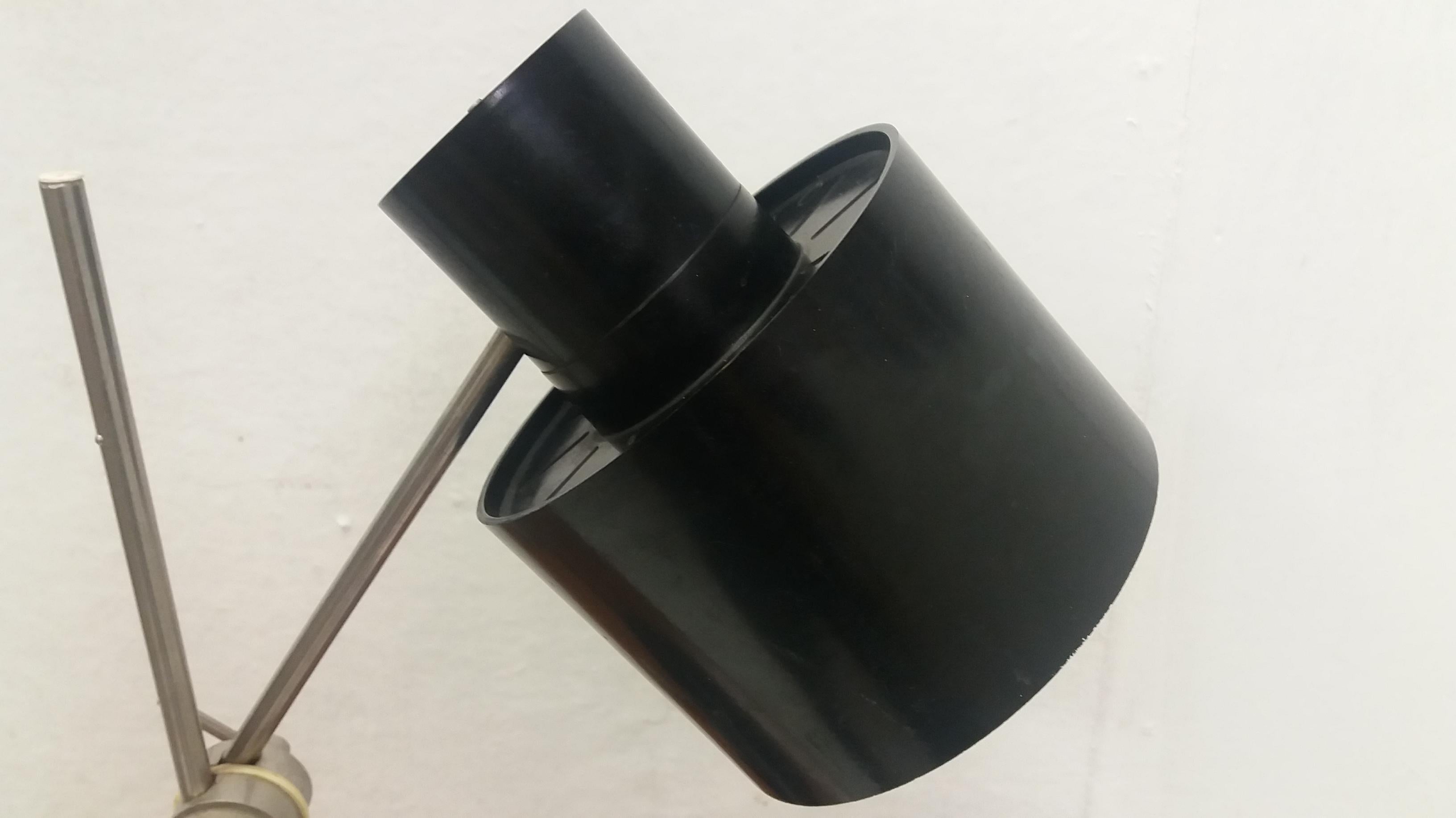 Industrial Black Table Lamp, 1960s 3