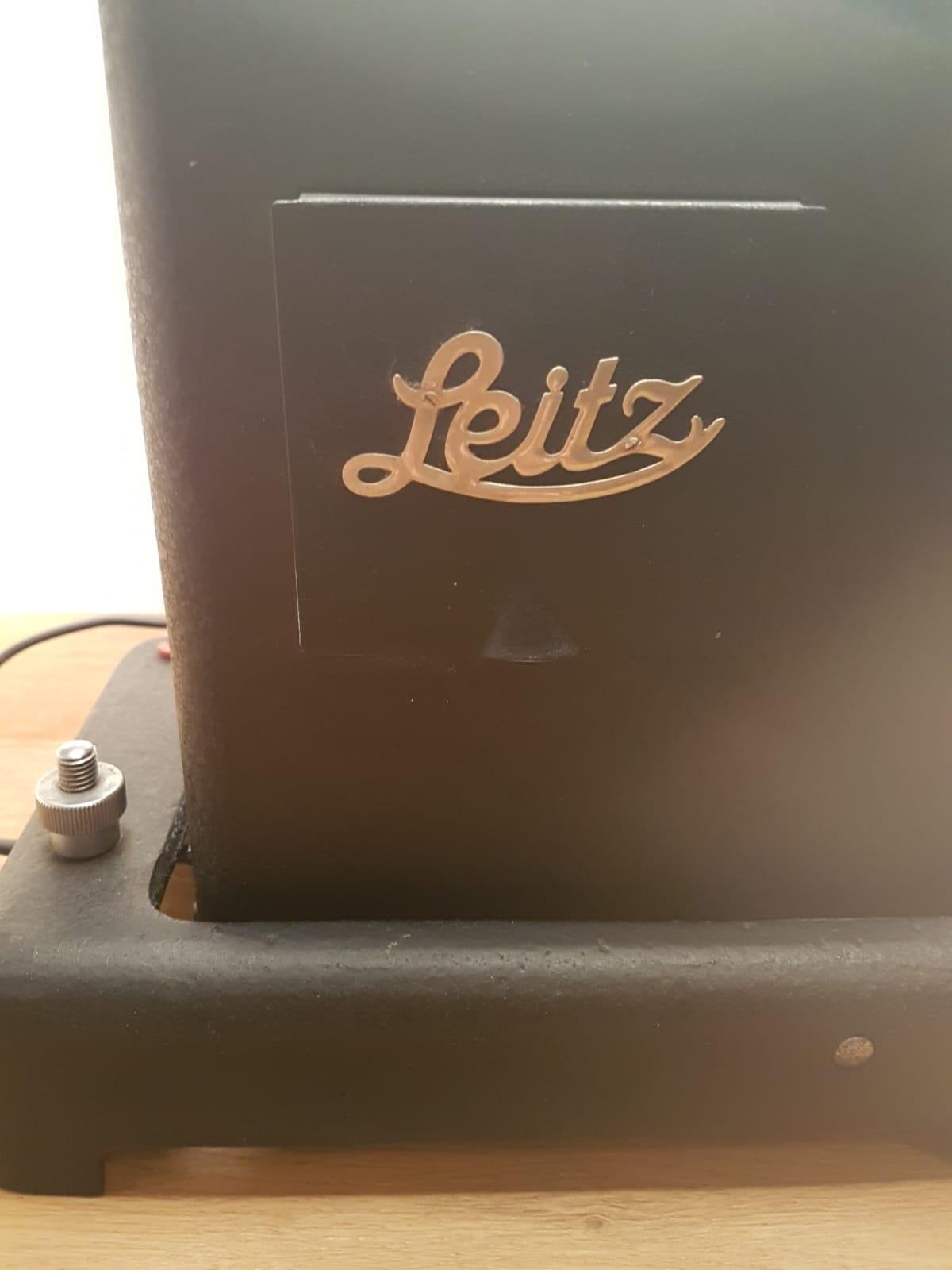 Industrial Black table Lamp Vintage LEITZ LEICA  Film Projector For Sale 3