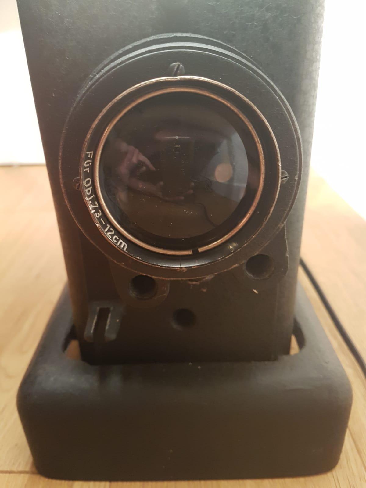 Industrial Black table Lamp Vintage LEITZ LEICA  Film Projector For Sale 5