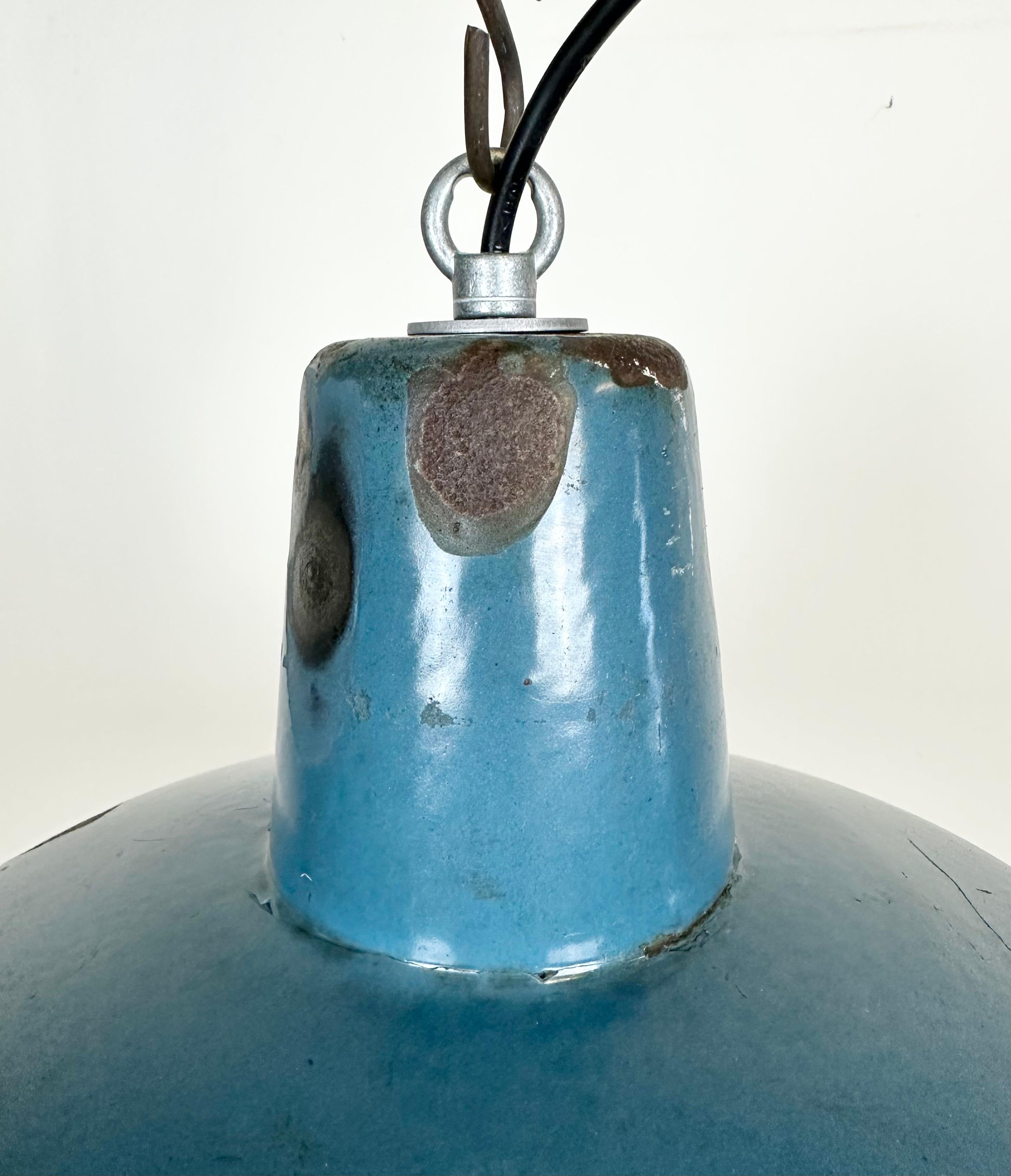 blue pendant lamp shade