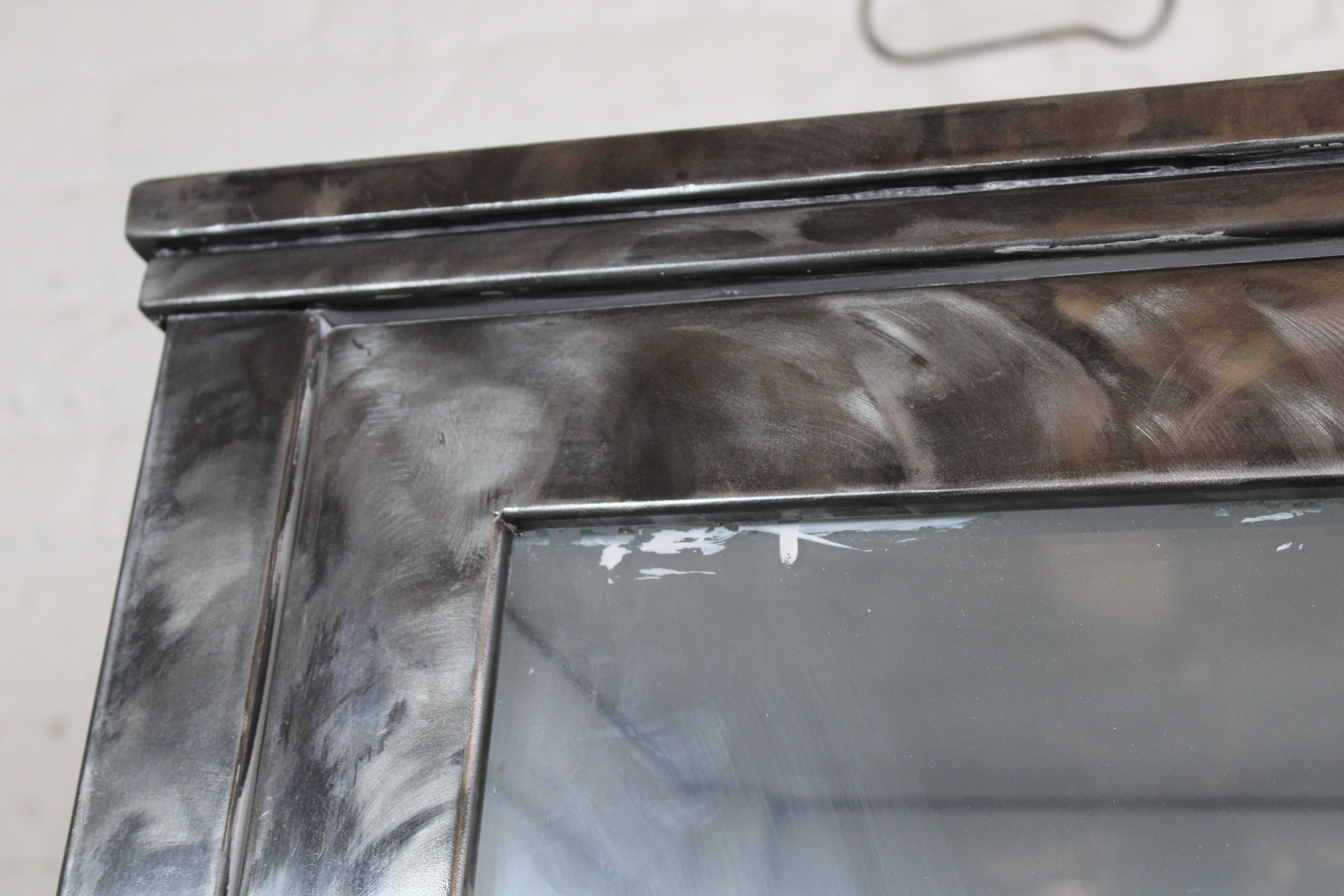 Industrial Brushed Steel 2-Piece 80