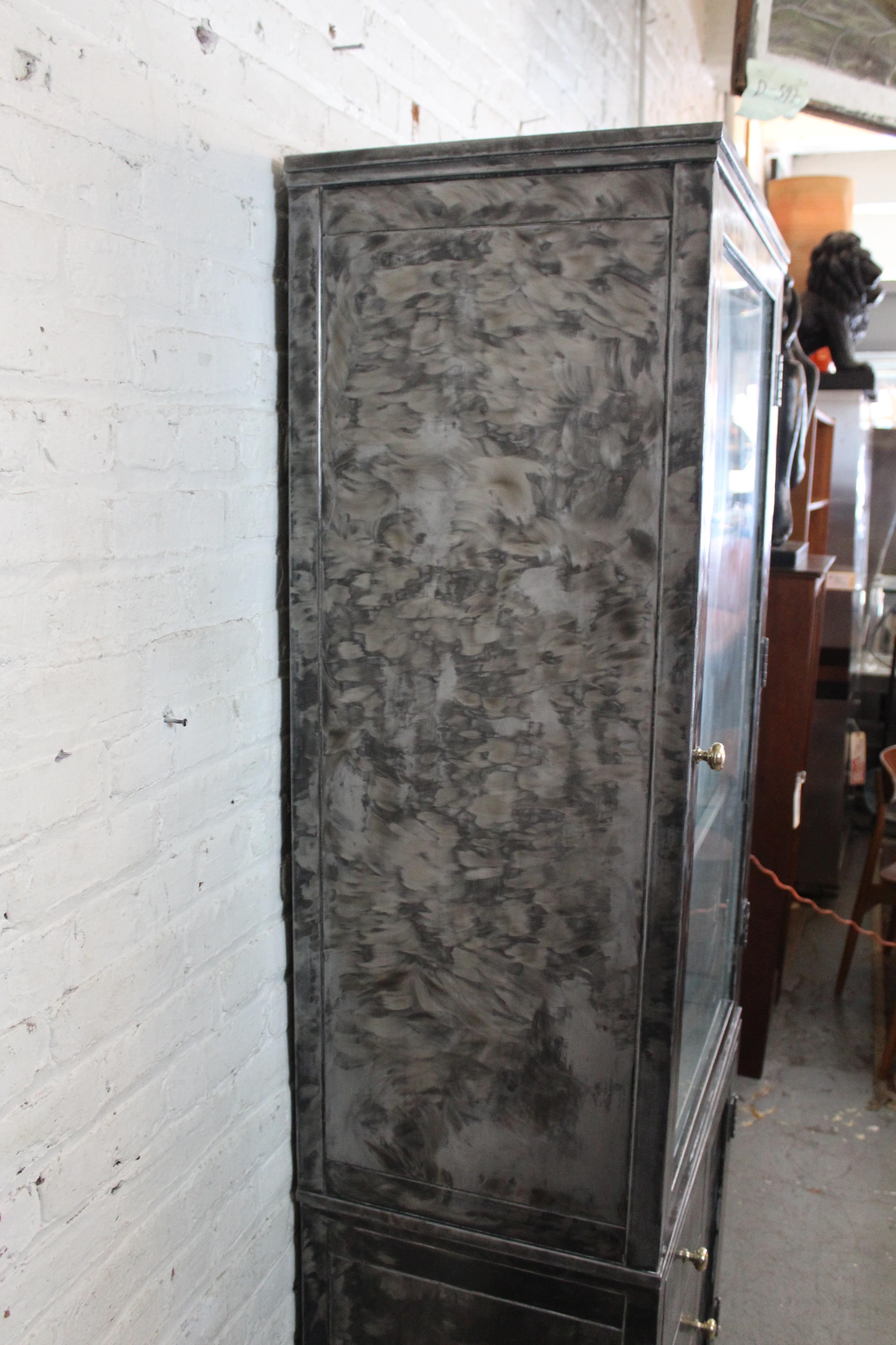 Industrial Brushed Steel 2-Piece 80