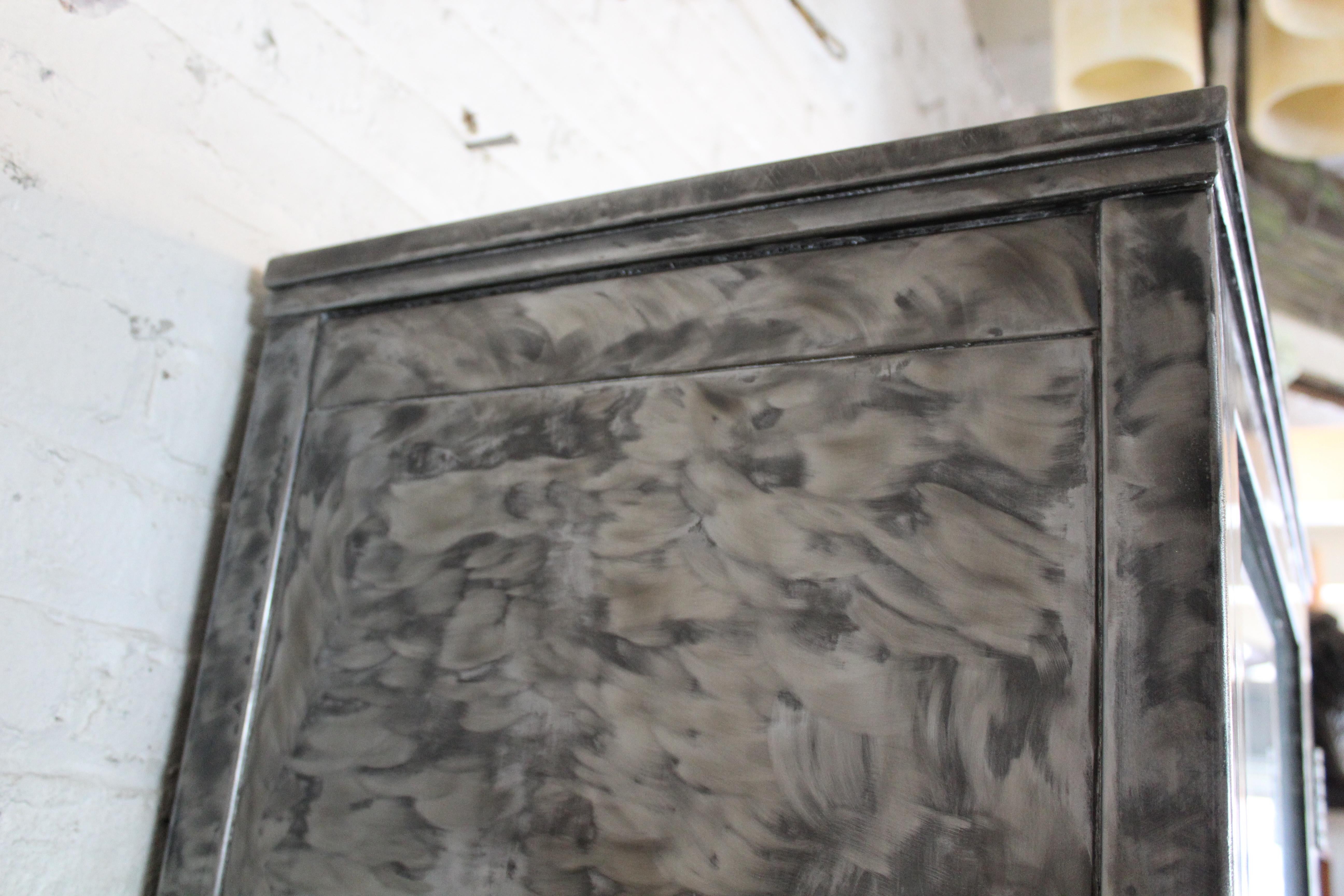 Industrial Brushed Steel 2-Piece 80