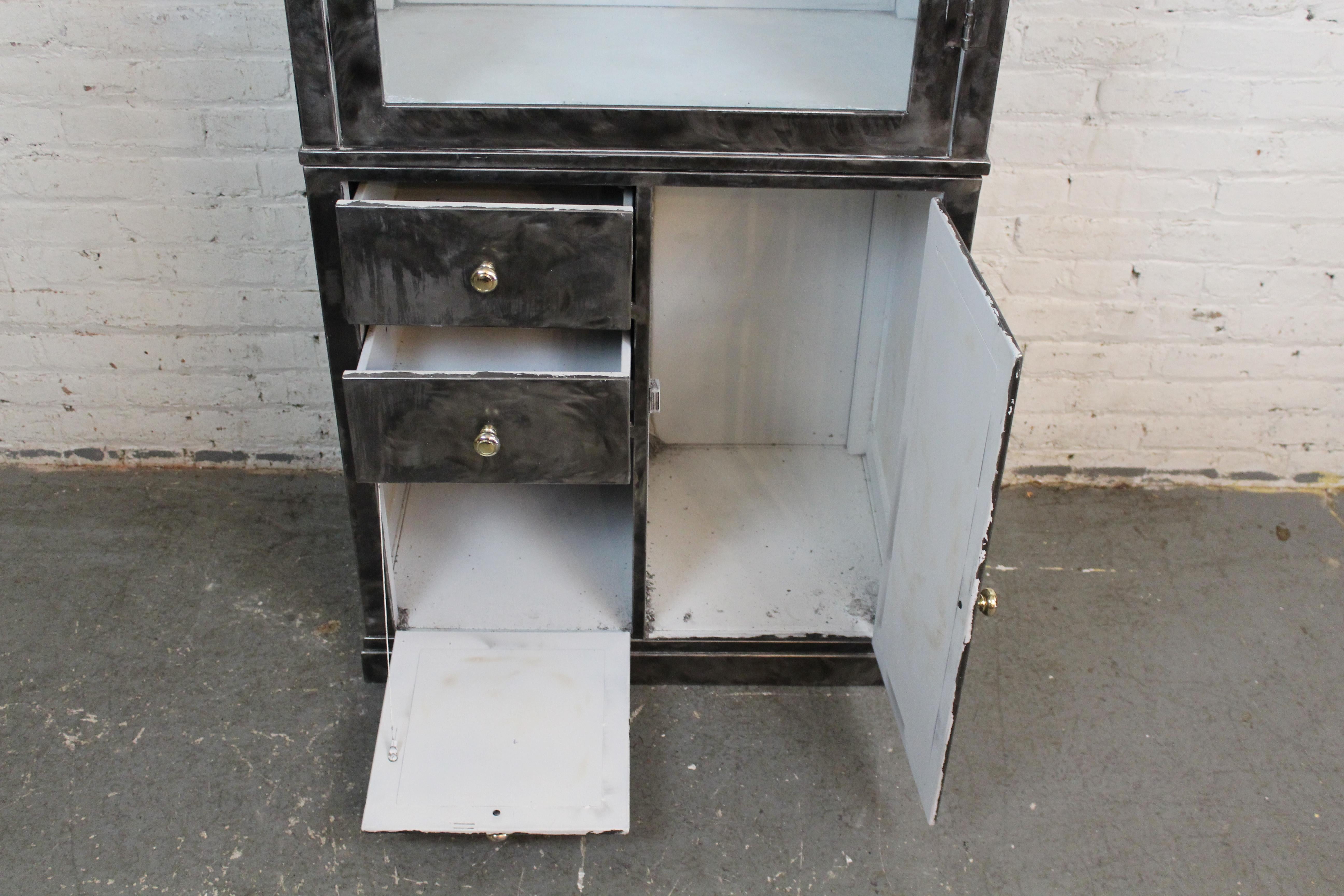Industrial Brushed Steel 2-Piece 80