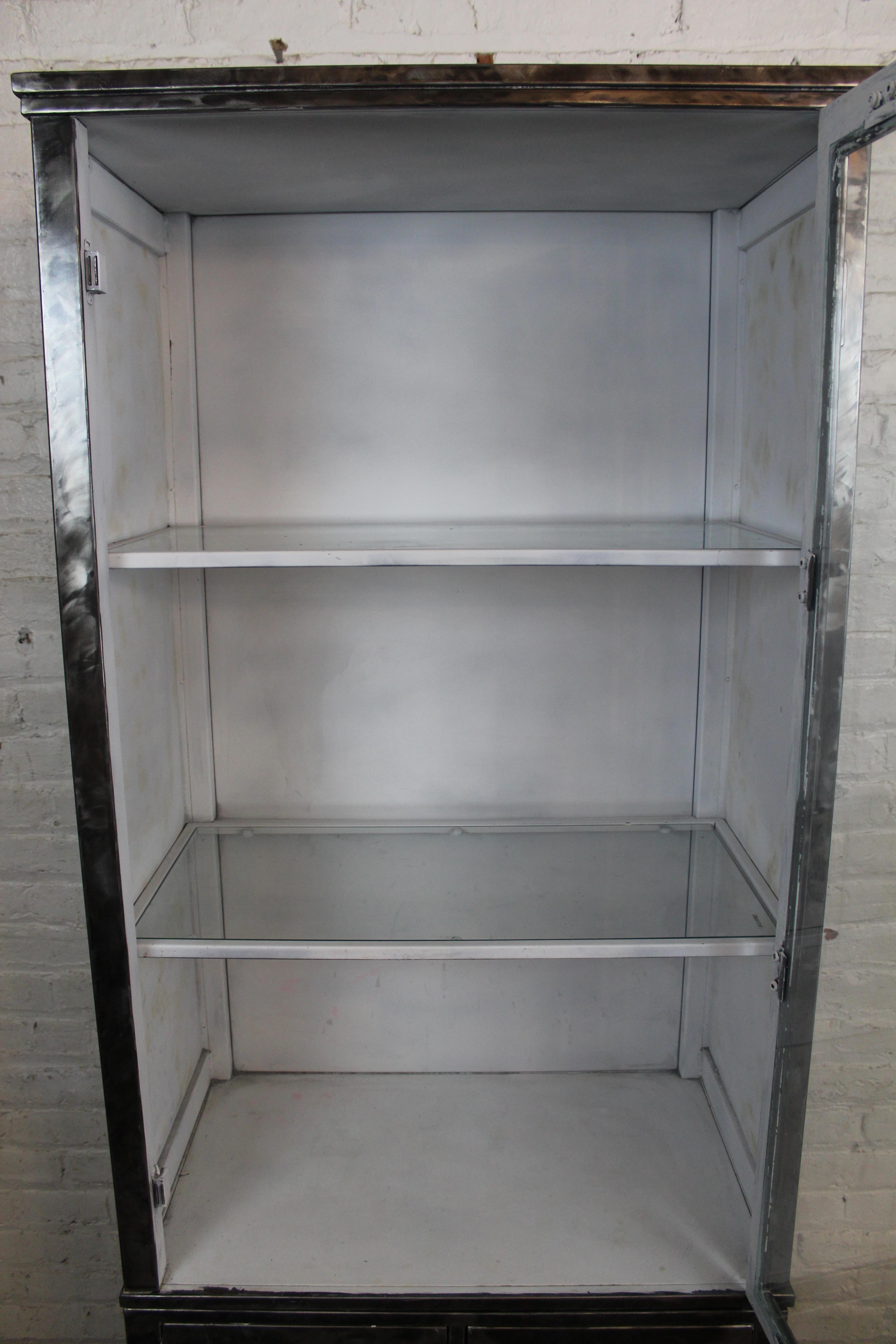 Industrial Brushed Steel 2-Piece 80