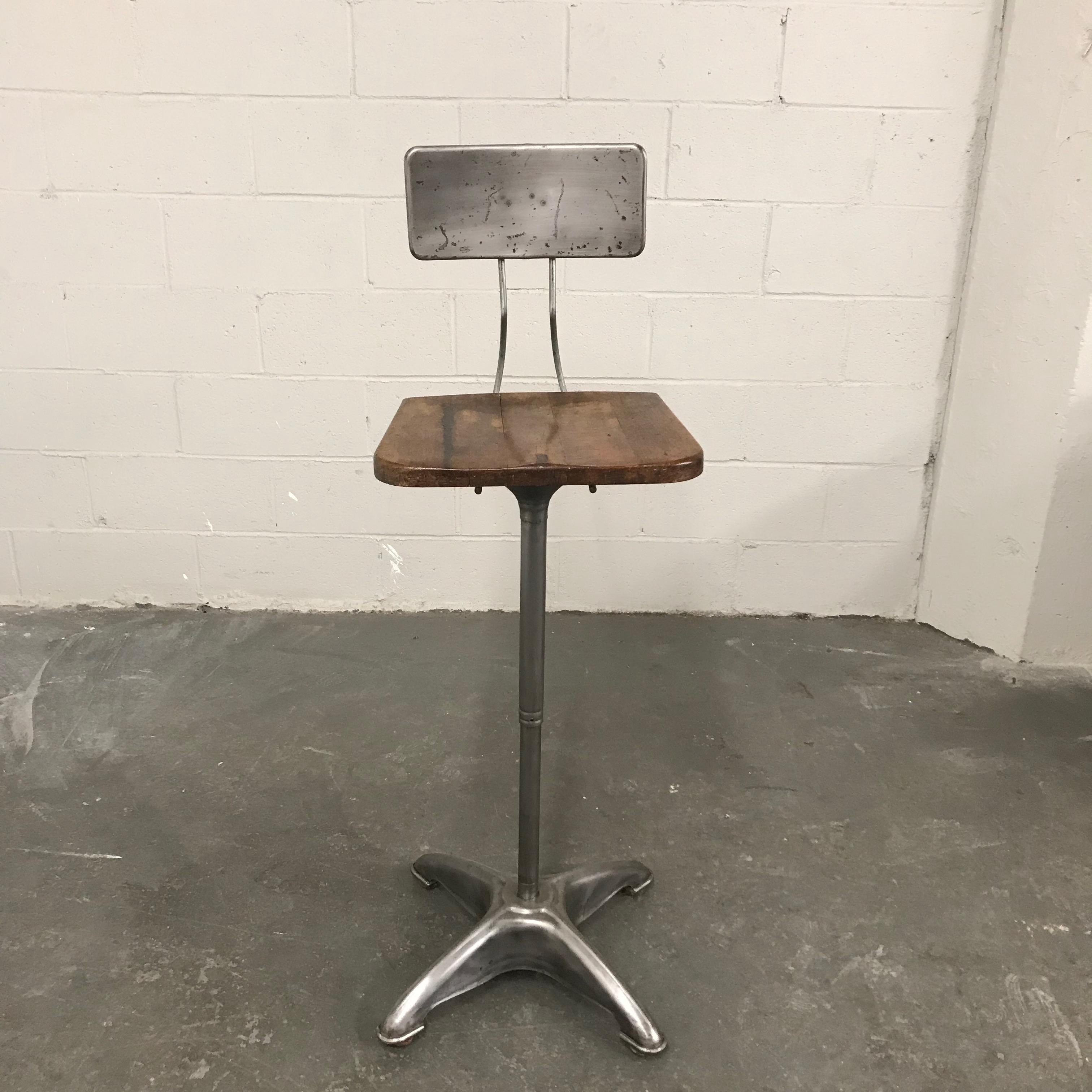 metal drafting stool