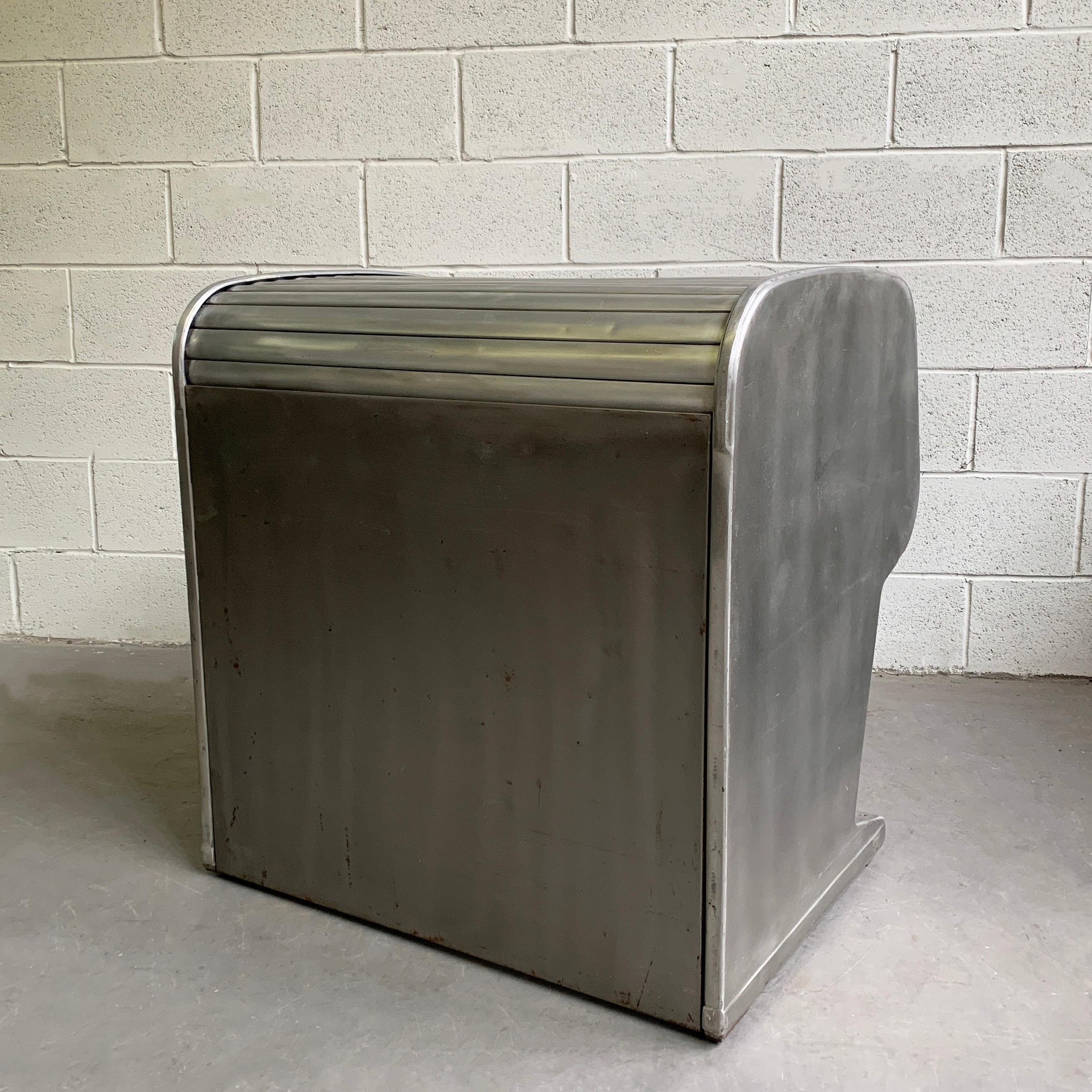 Industrial Brushed Steel X-Ray File Cabinet 2