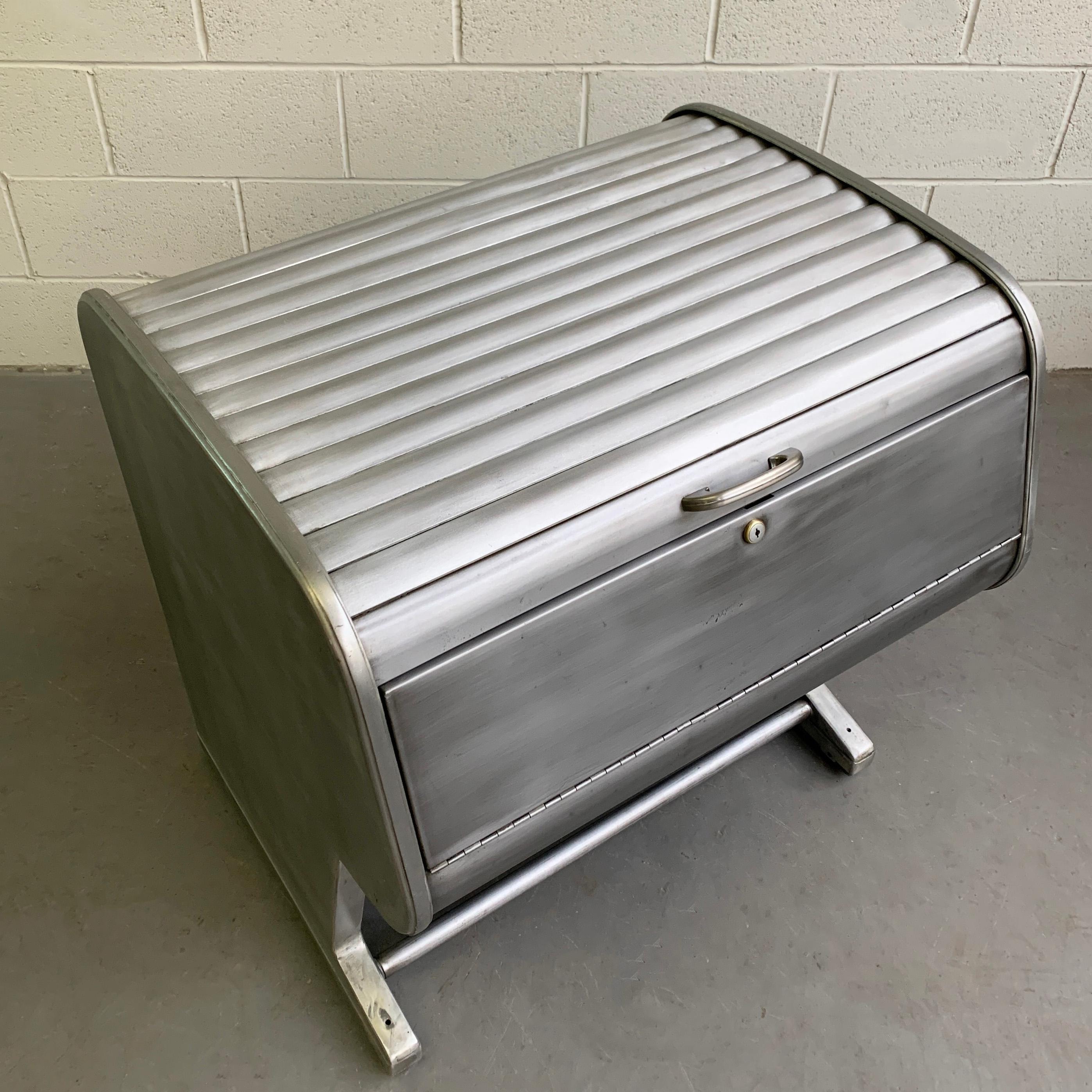 Industrial Brushed Steel X-Ray File Cabinet 3