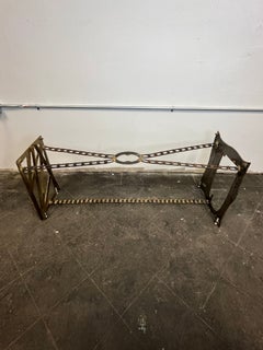 Brutalist Torch Cut Coffee Table