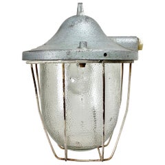 Industrial Bunker Lamp from Polam Gdansk, 1960s