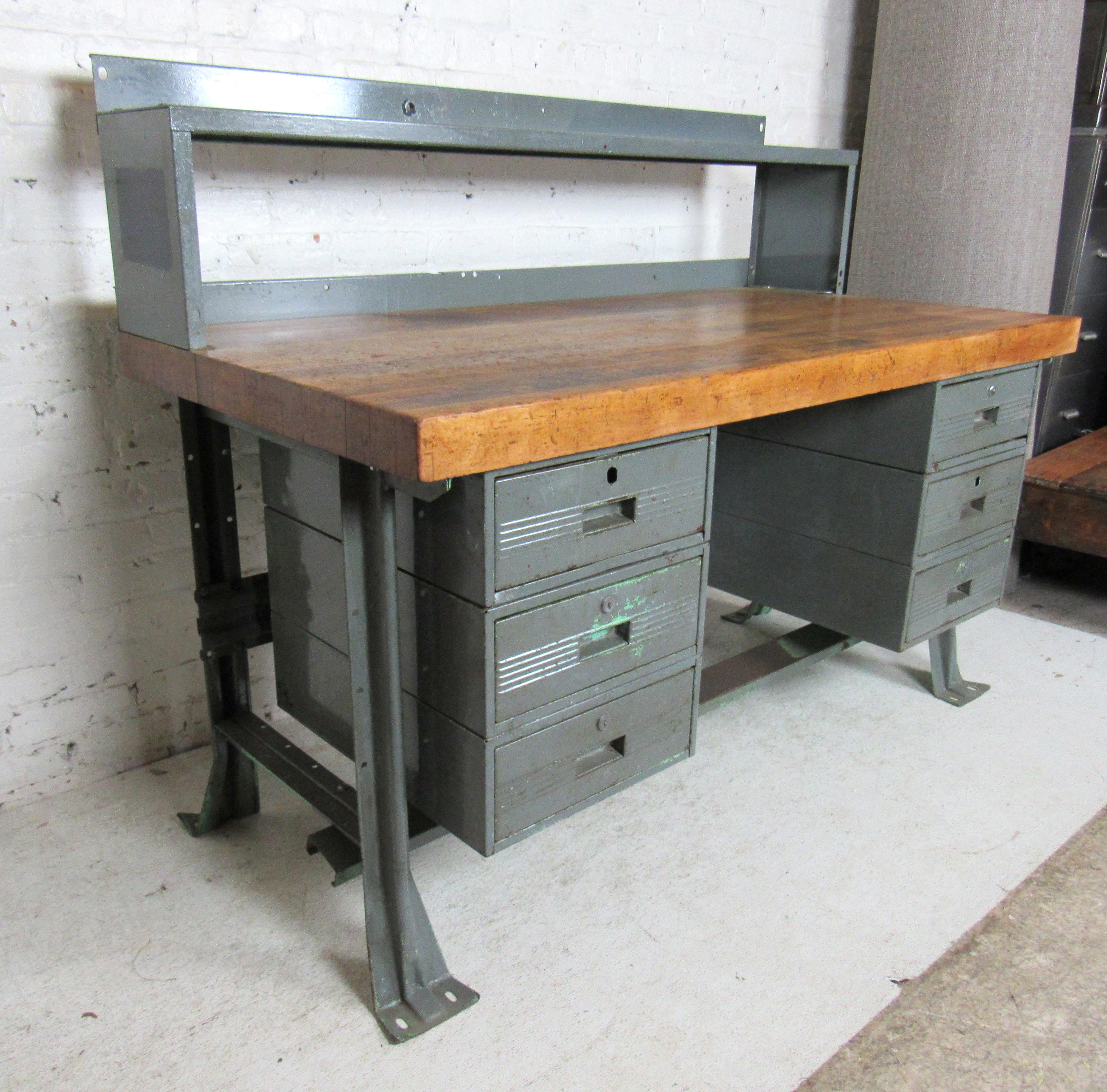 butcher block desks