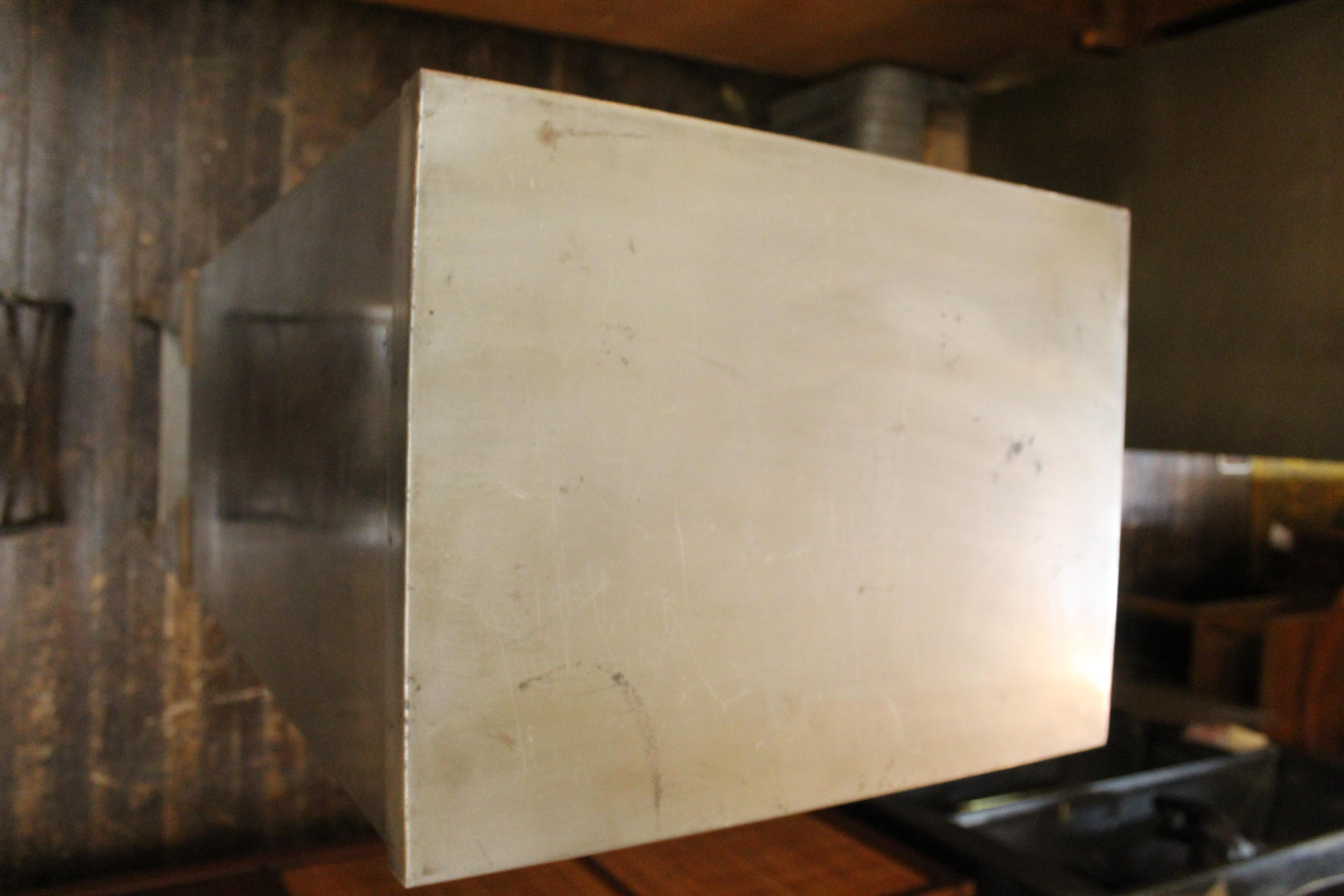 Industrial Cabinet with Shelves & Glass Door For Sale 3