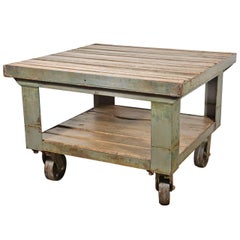 Industrial Cart as End Table