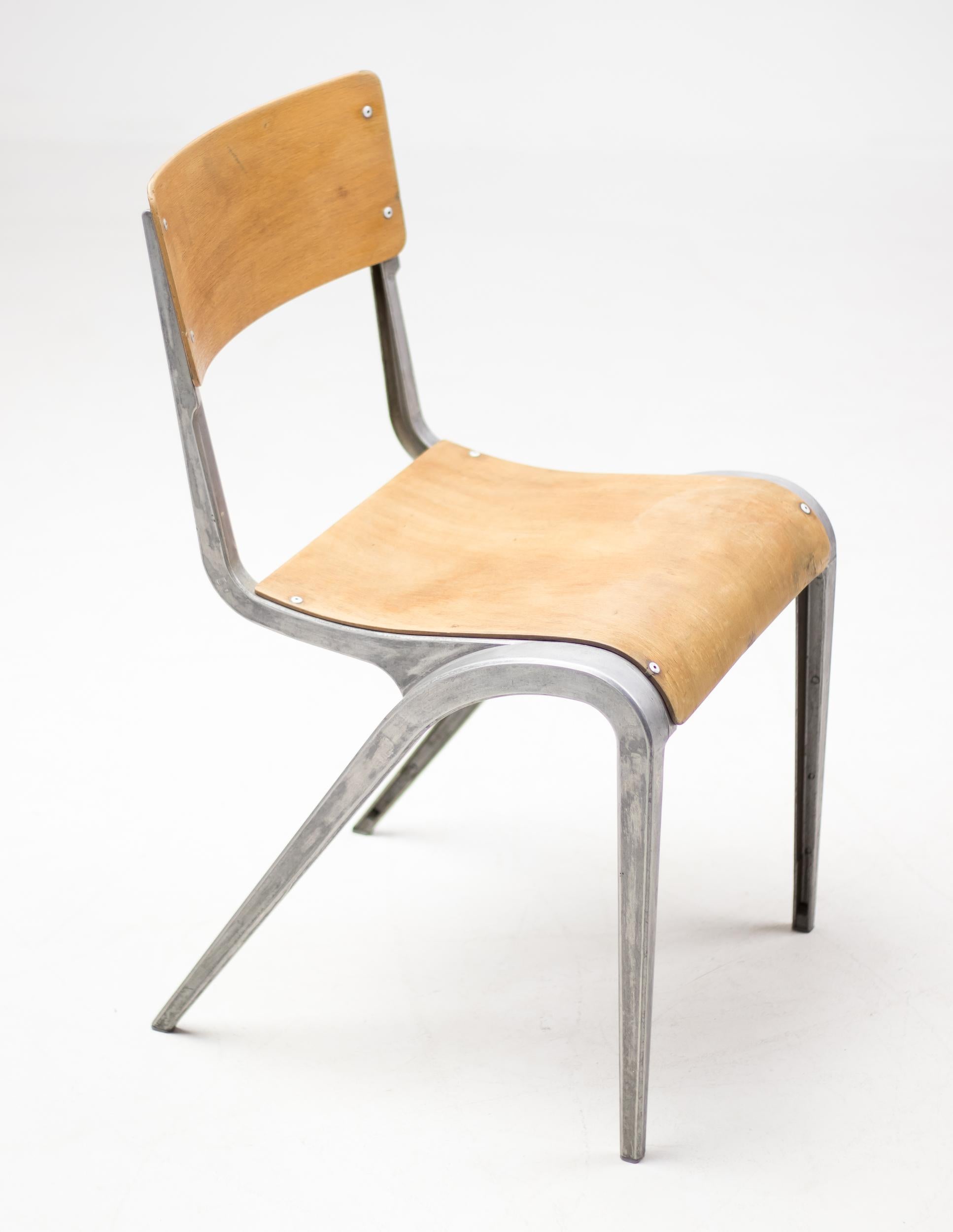 Industrial Cast Aluminum Chair by James Leonard 2