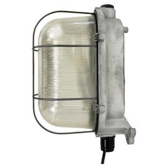 Used Industrial Cast Aluminium Wall Light, 1970s