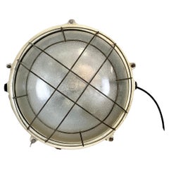 Industrial Cast Aluminium Wall or Ceiling Lamp, 1970s
