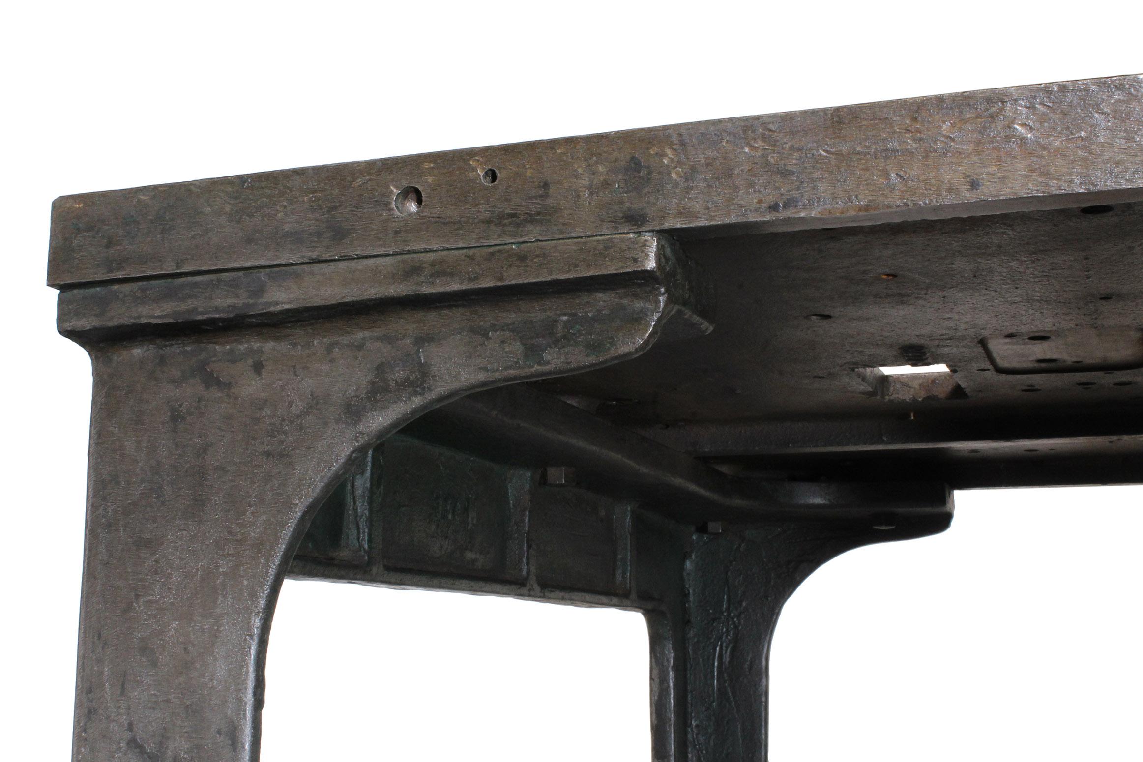 Industrial Cast Iron Table 7