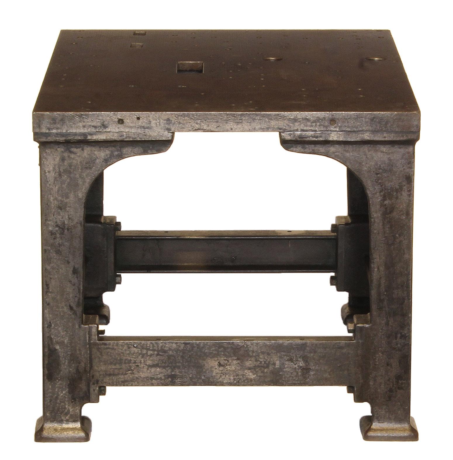 American Industrial Cast Iron Table