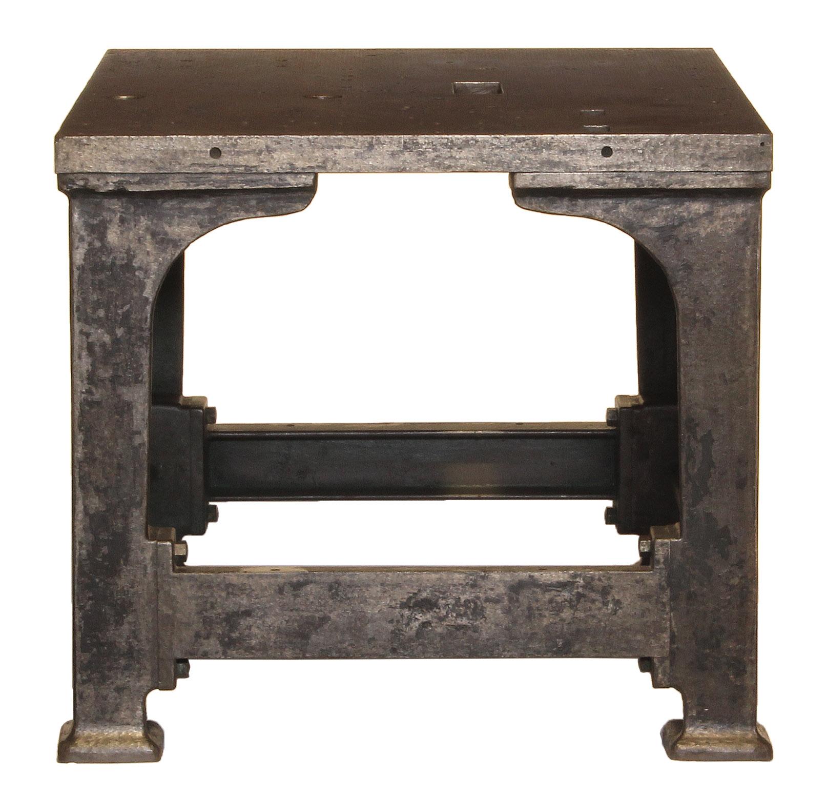 20th Century Industrial Cast Iron Table