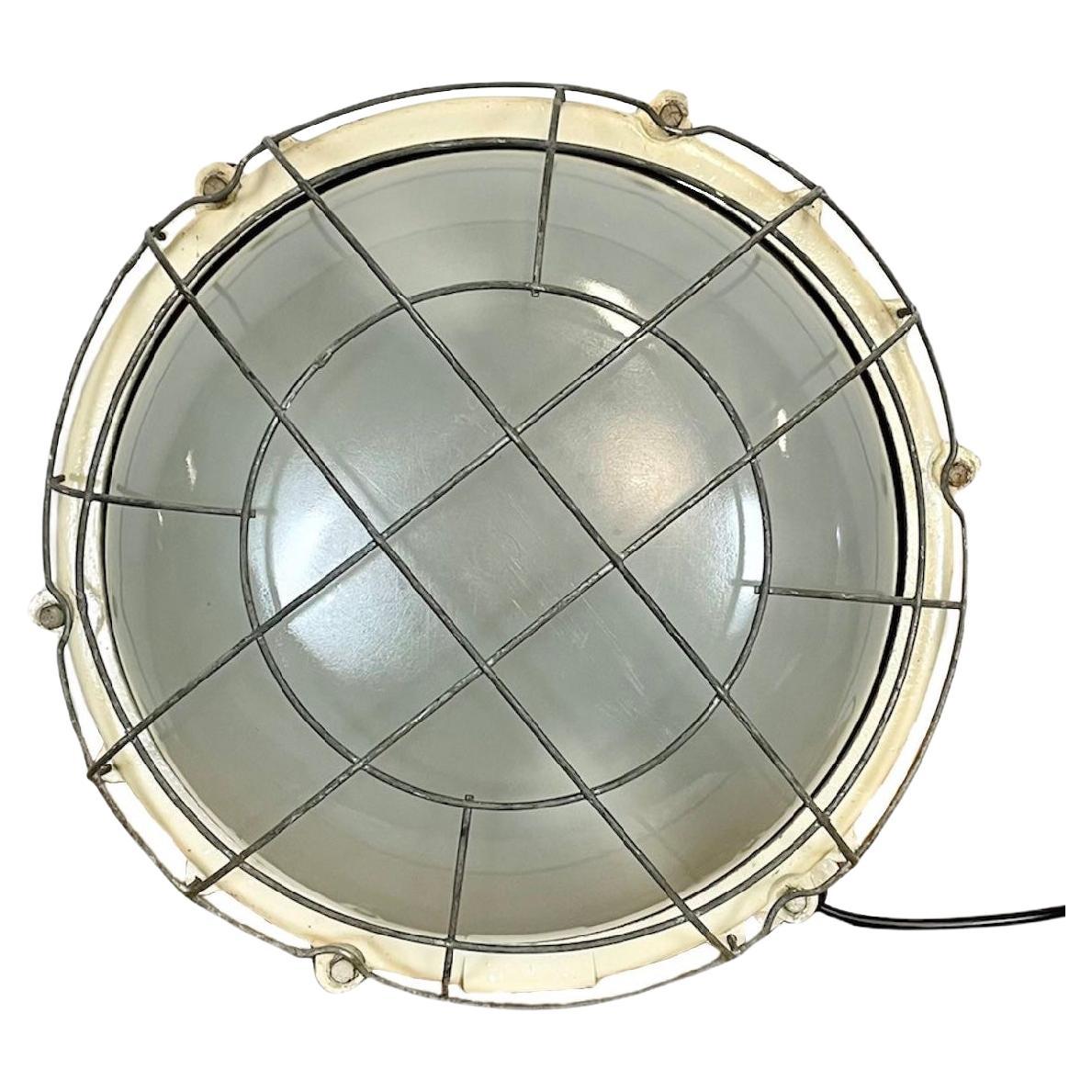 Industrial Cast Iron Wall or Ceiling Lamp, 1970s