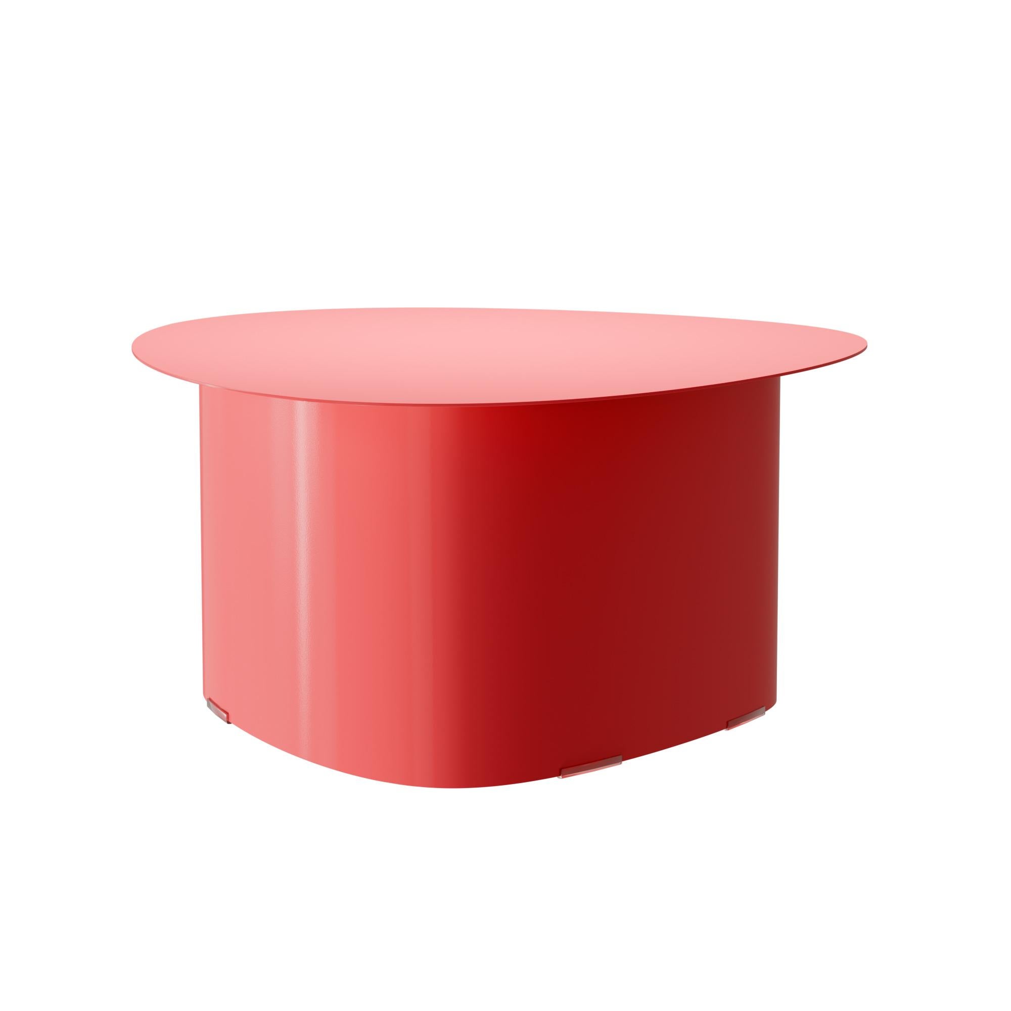 Portuguese Industrial Cayenne Stons coffee table crafted by Murmurio For Sale