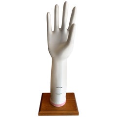 Industrial Ceramic Glove Mold on Stand