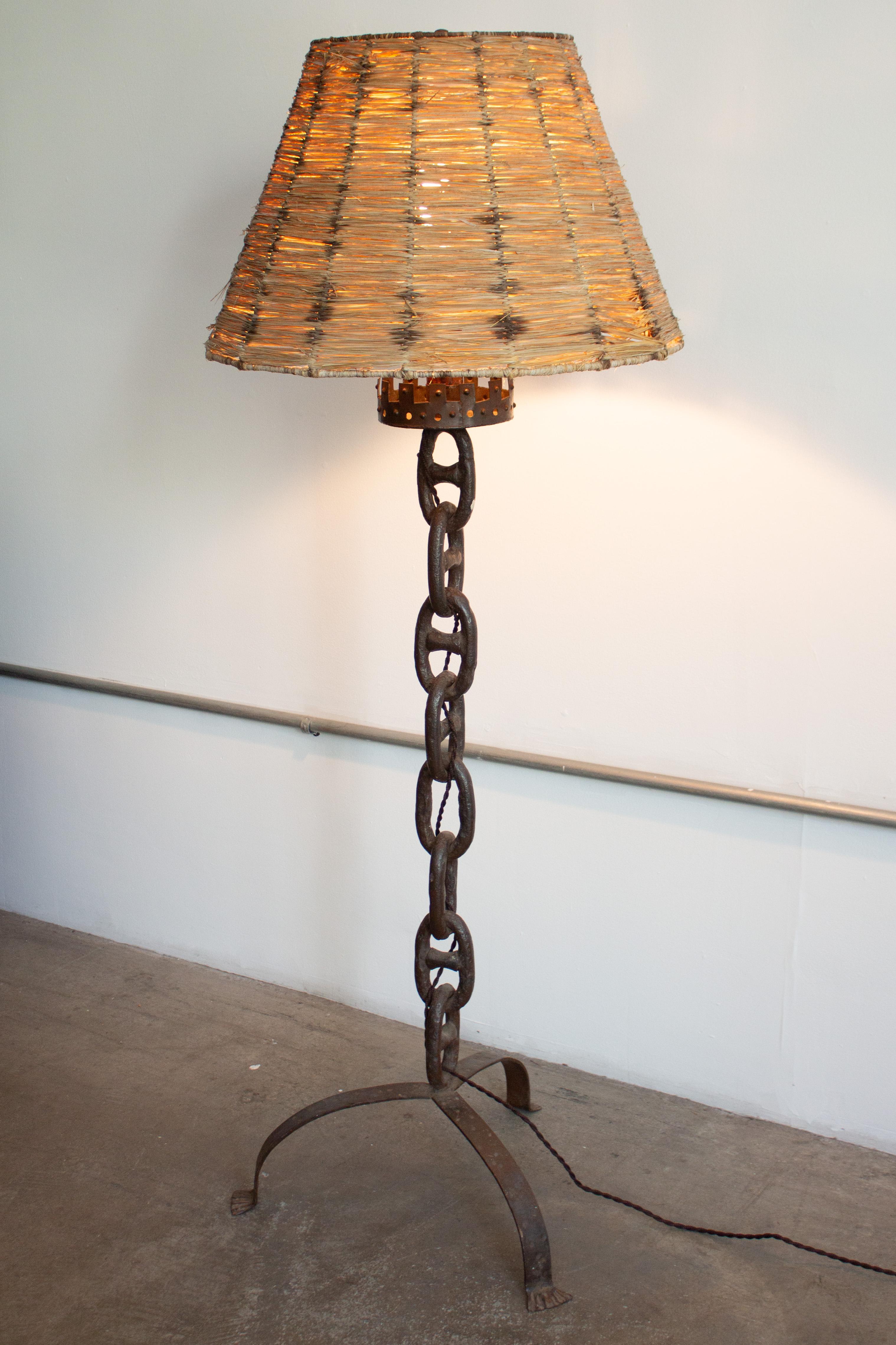 Brutalisme Lampadaire industriel A Link, France, années 1950 en vente