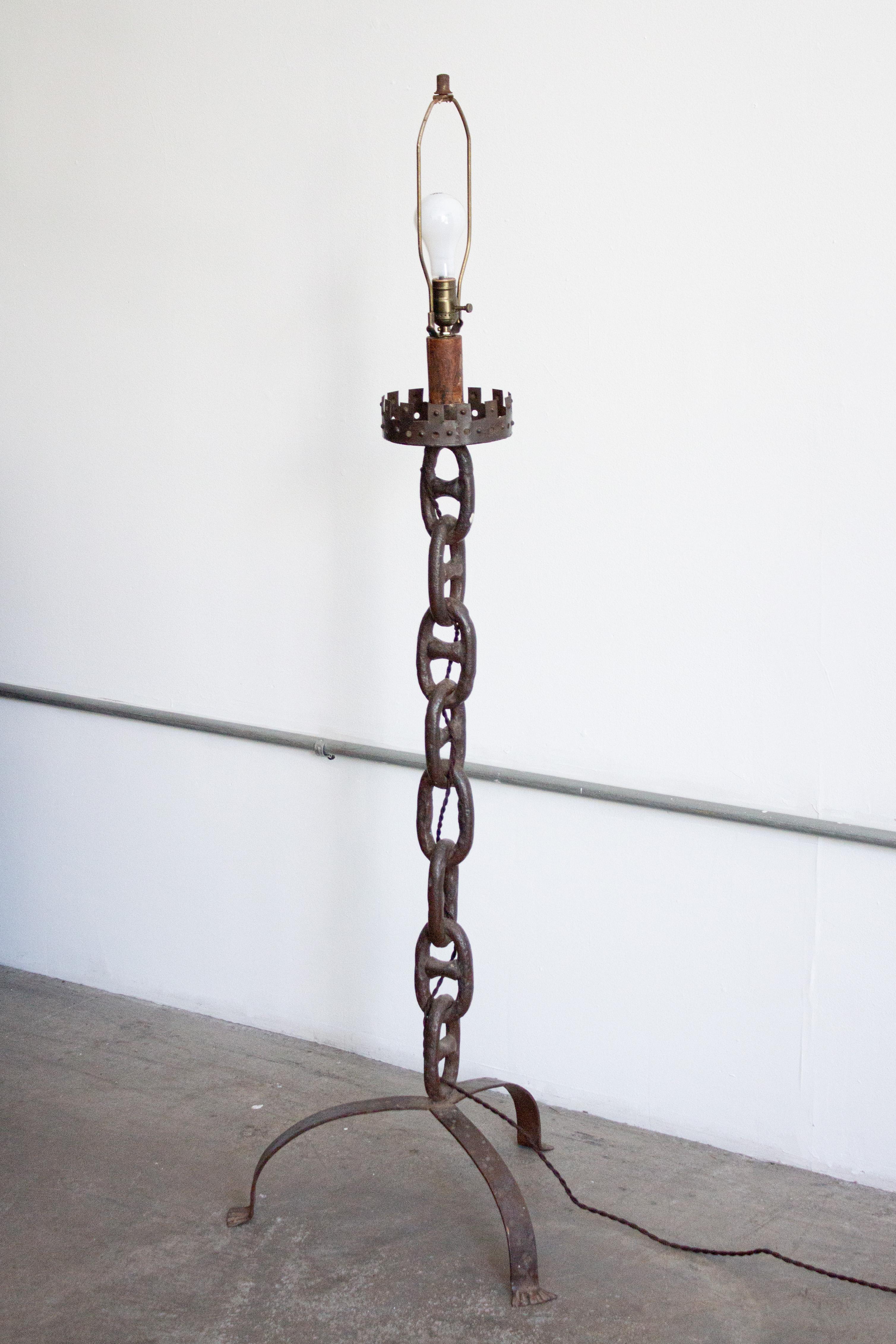 Français Lampadaire industriel A Link, France, années 1950 en vente