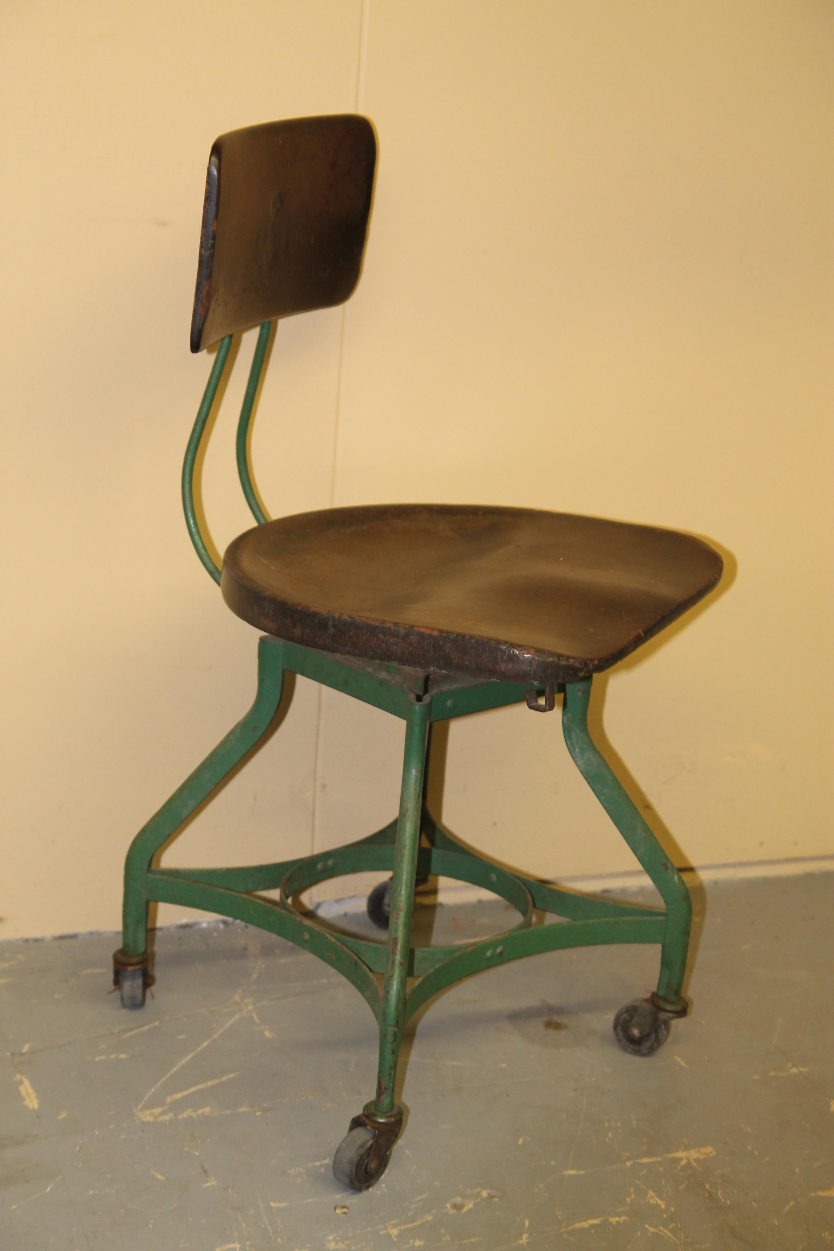 toledo metal furniture company stool