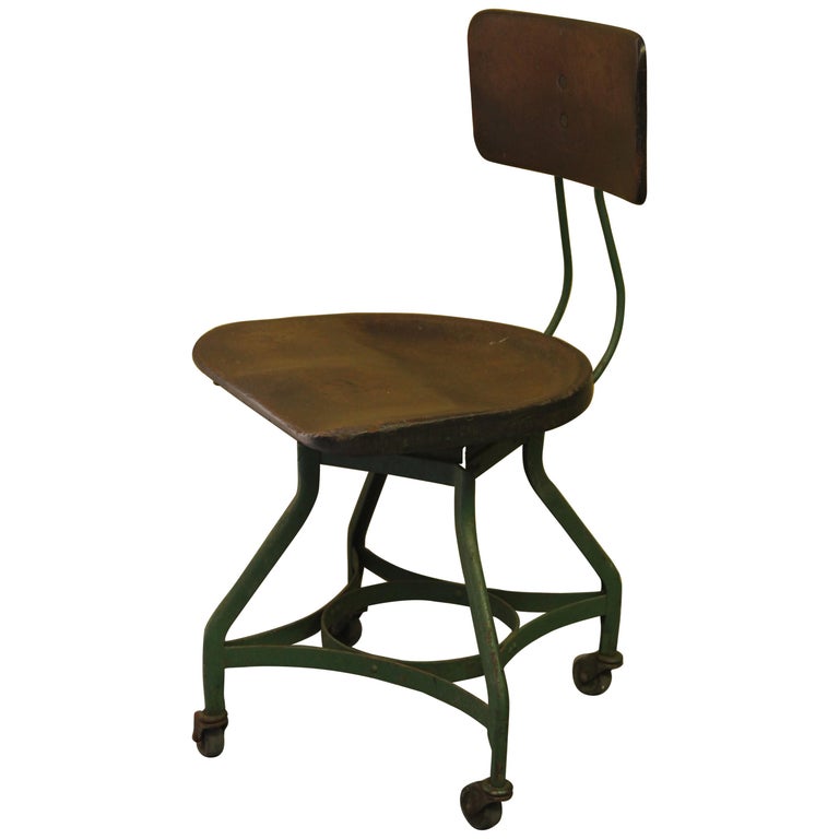 Industrial Chair by the Toledo Metal Furniture Co at 1stDibs