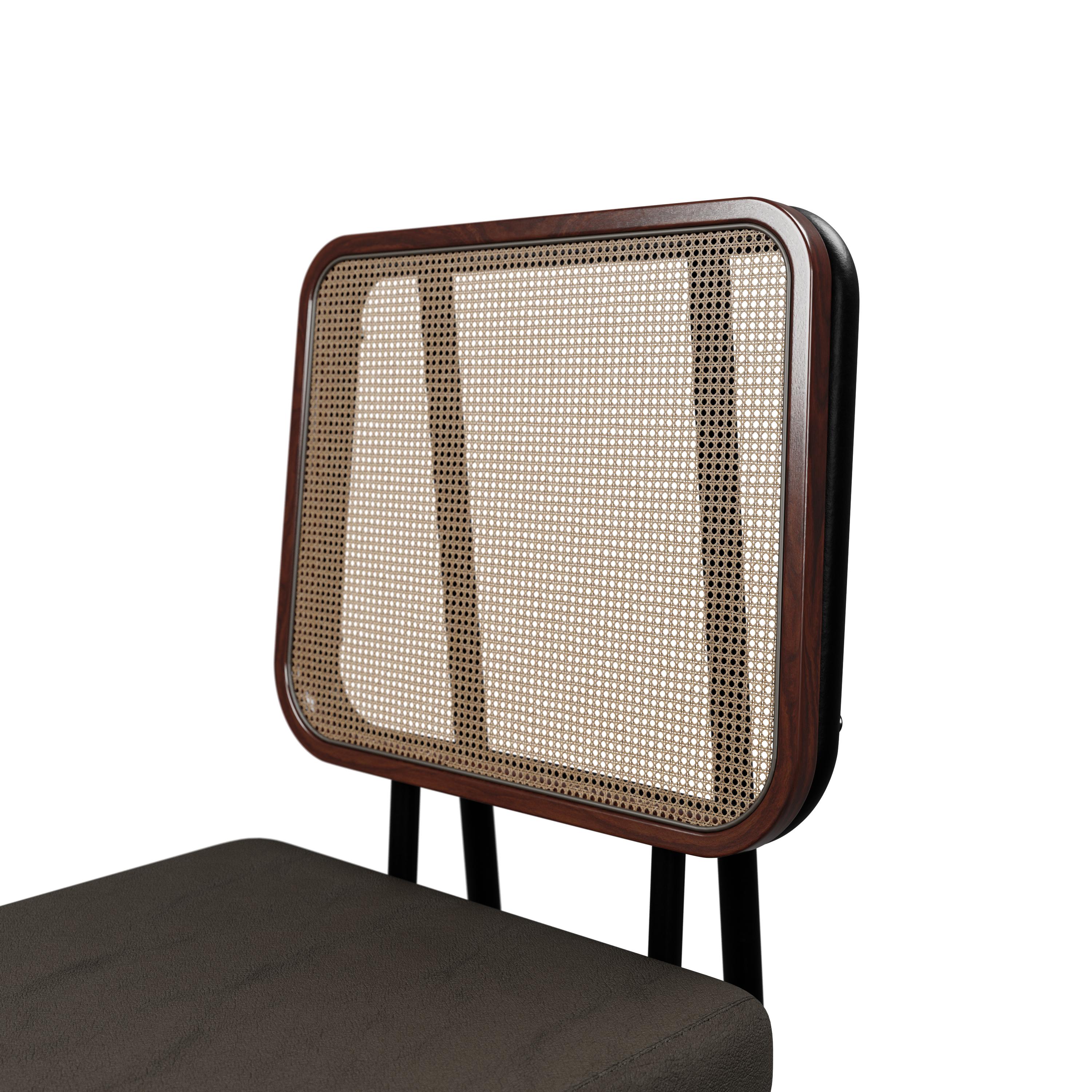 Chaise industrielle DUV Cocoa fabriquée à la main par Murmurio Neuf - En vente à Lordelo, PT
