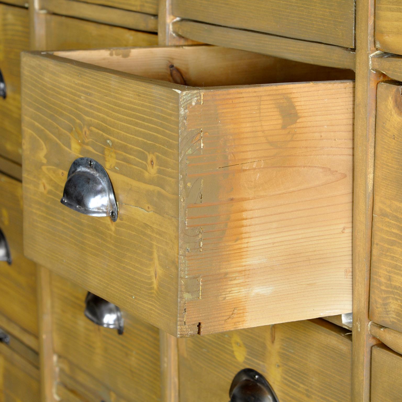 Iron Industrial Chest of Drawers, 1940's For Sale