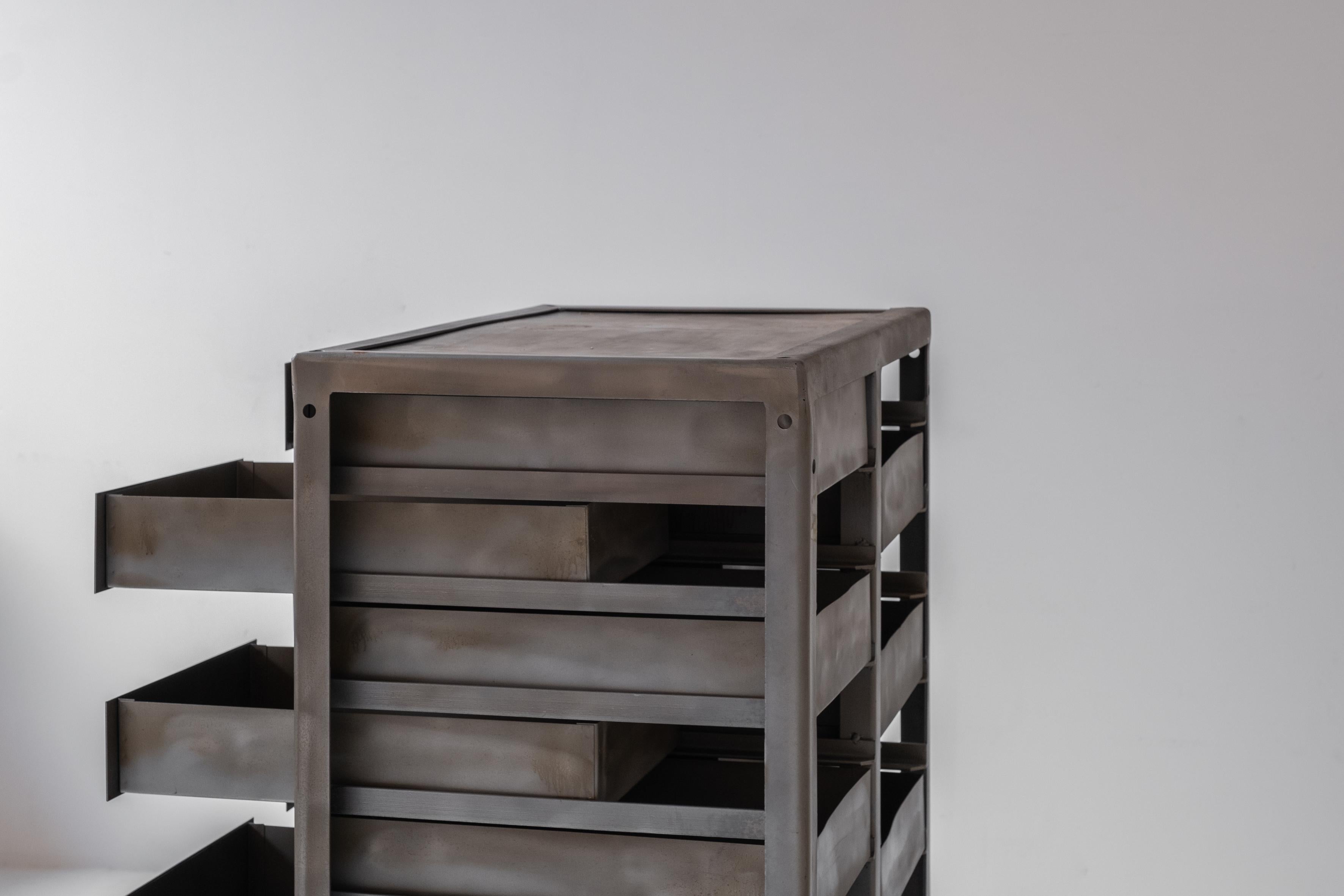 Industrial Chest of Drawers Designed in the Netherlands Around the 1960s 6
