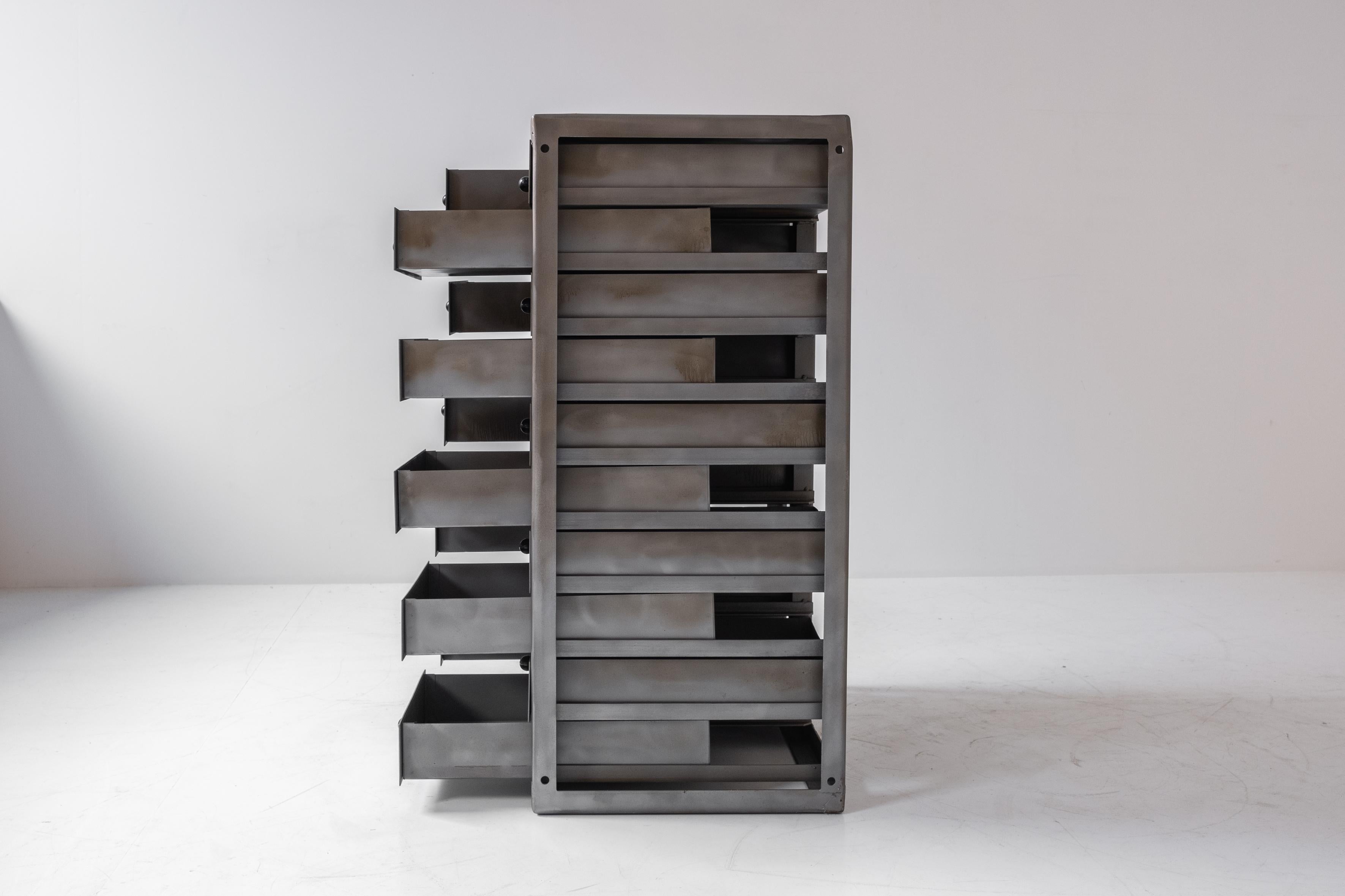 Industrial Chest of Drawers Designed in the Netherlands Around the 1960s 7