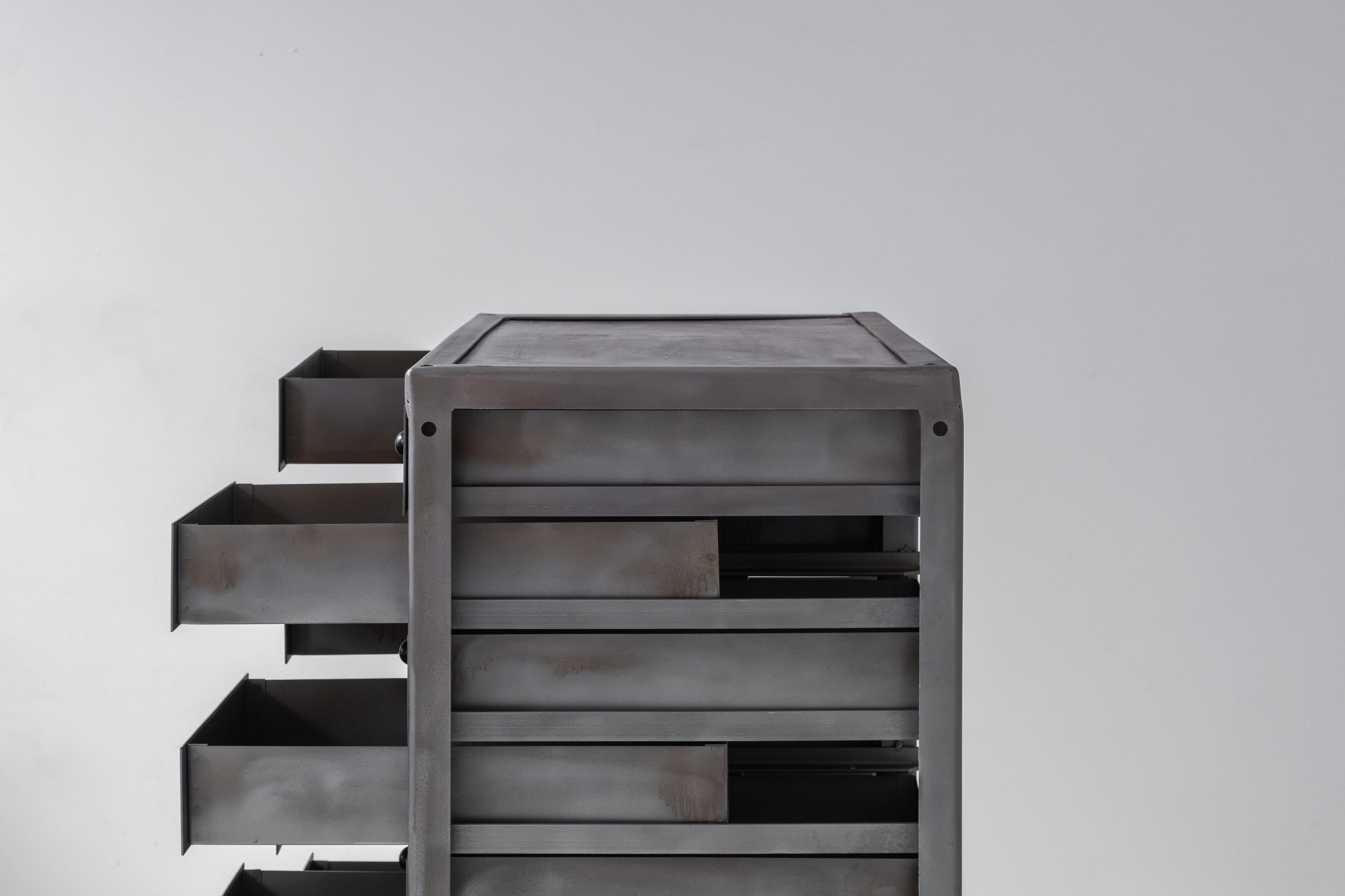 Industrial Chest of Drawers Designed in the Netherlands Around the 1960s 8