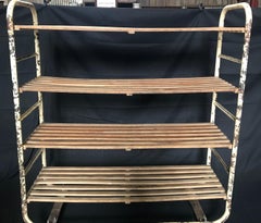 Industrial Chic French Bakers Rack Shelving Unit