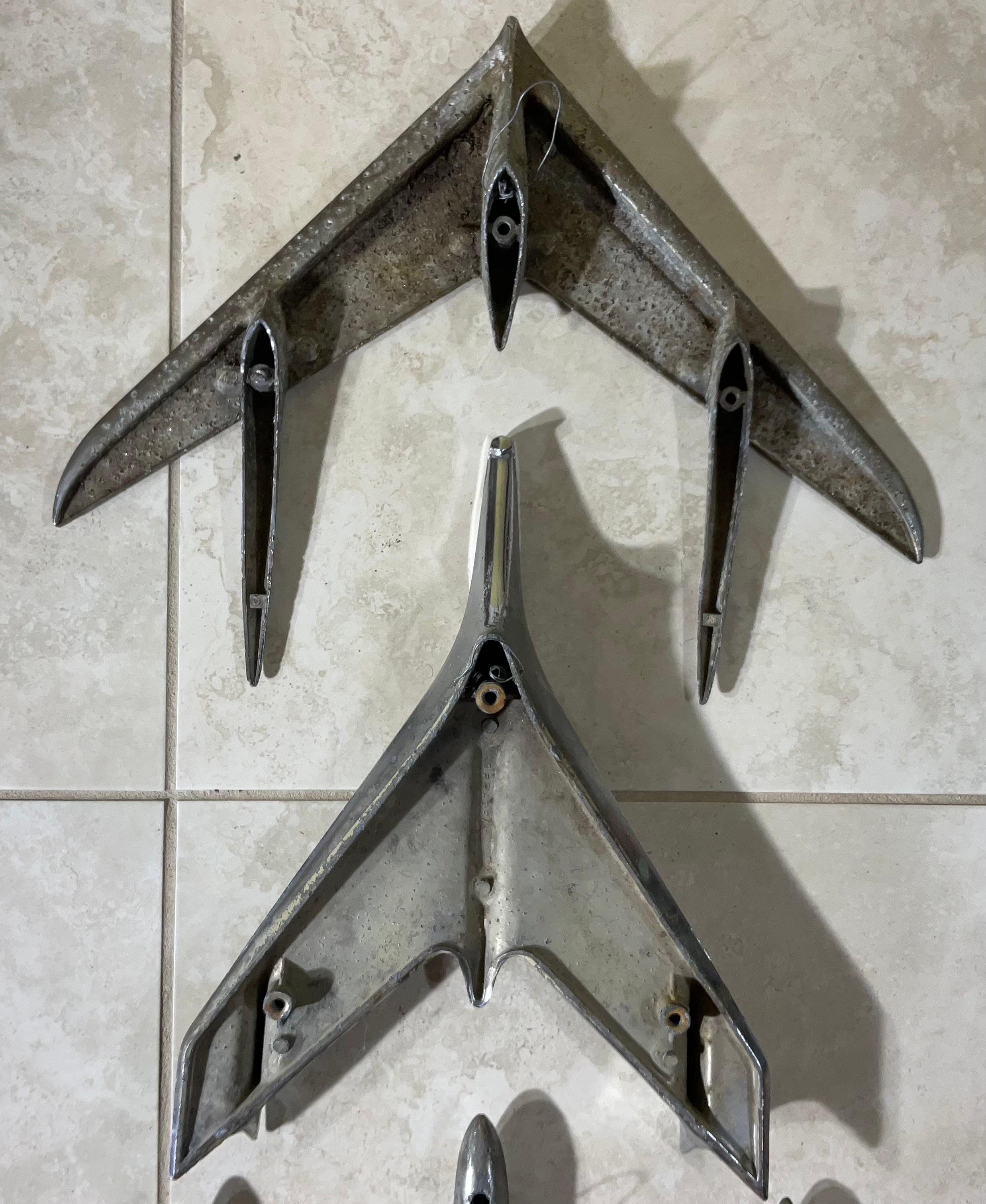 Industrial Chic Wall Art - American Car Hood Ornaments Wall Hanging Sculpture For Sale 5