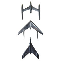 Industrial Chic Wall Art - American Car Hood Ornaments Wall Hanging Sculpture