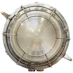 Industrial Circular Wall Light, Fence "Six Branches", circa 1950