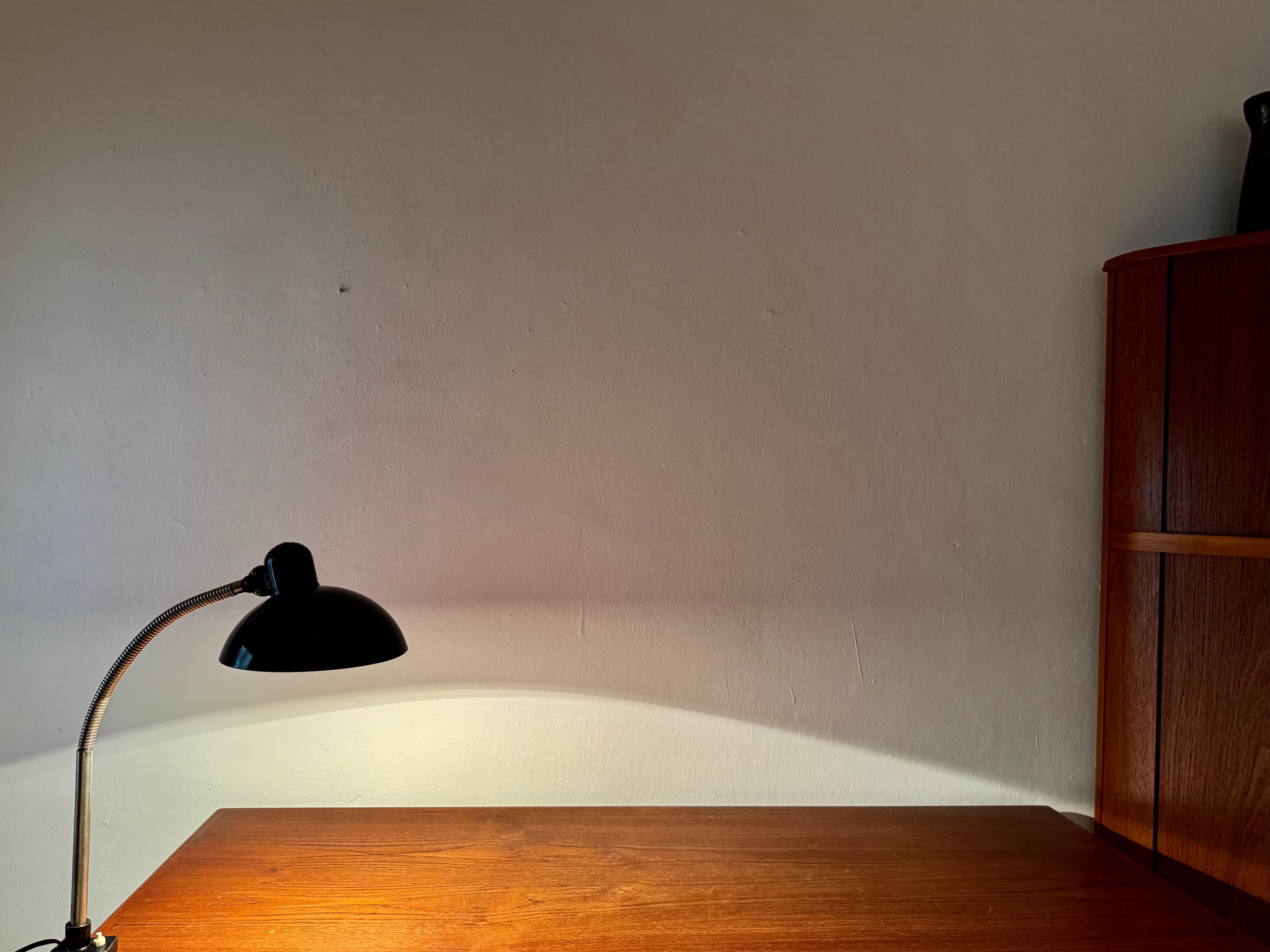 Industrial Clamp Lamp by Christian Dell for Kaiser Idell For Sale 4