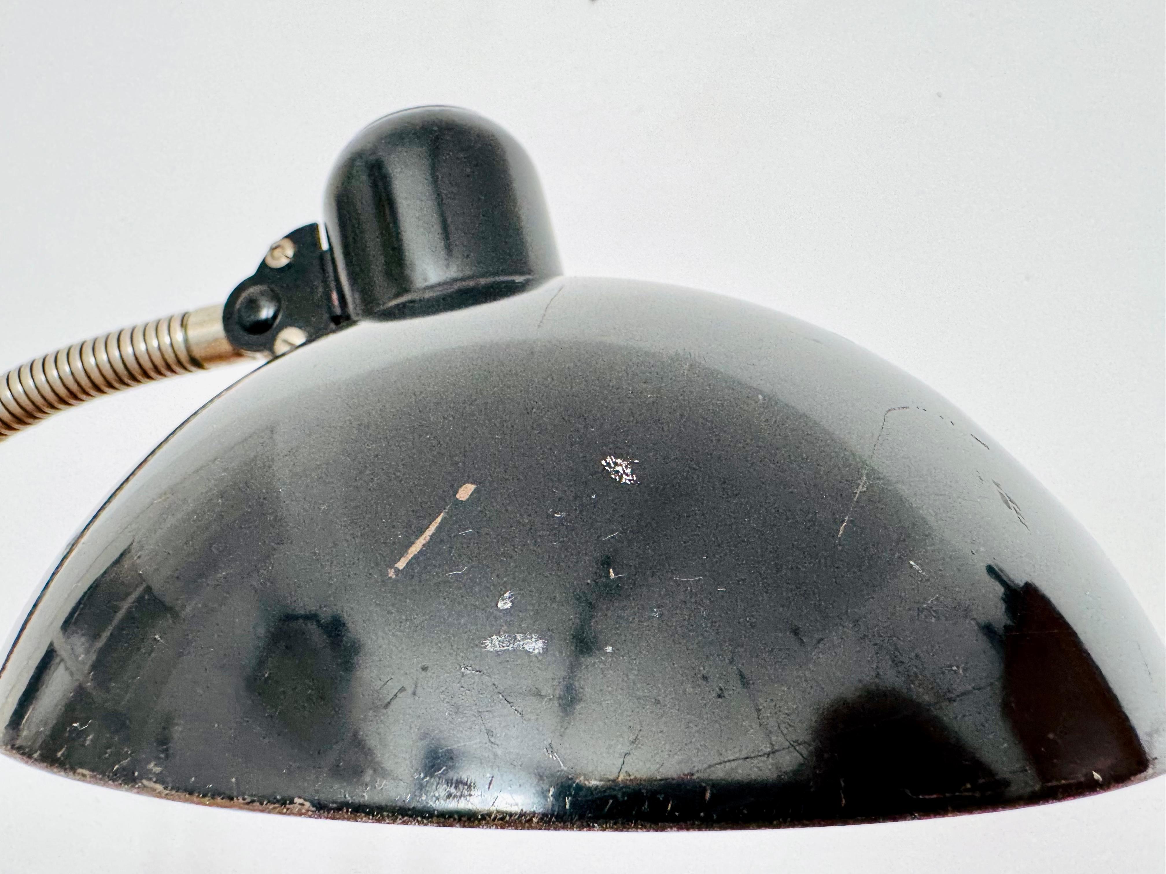 Industrial Clamp Lamp by Christian Dell for Kaiser Idell For Sale 7