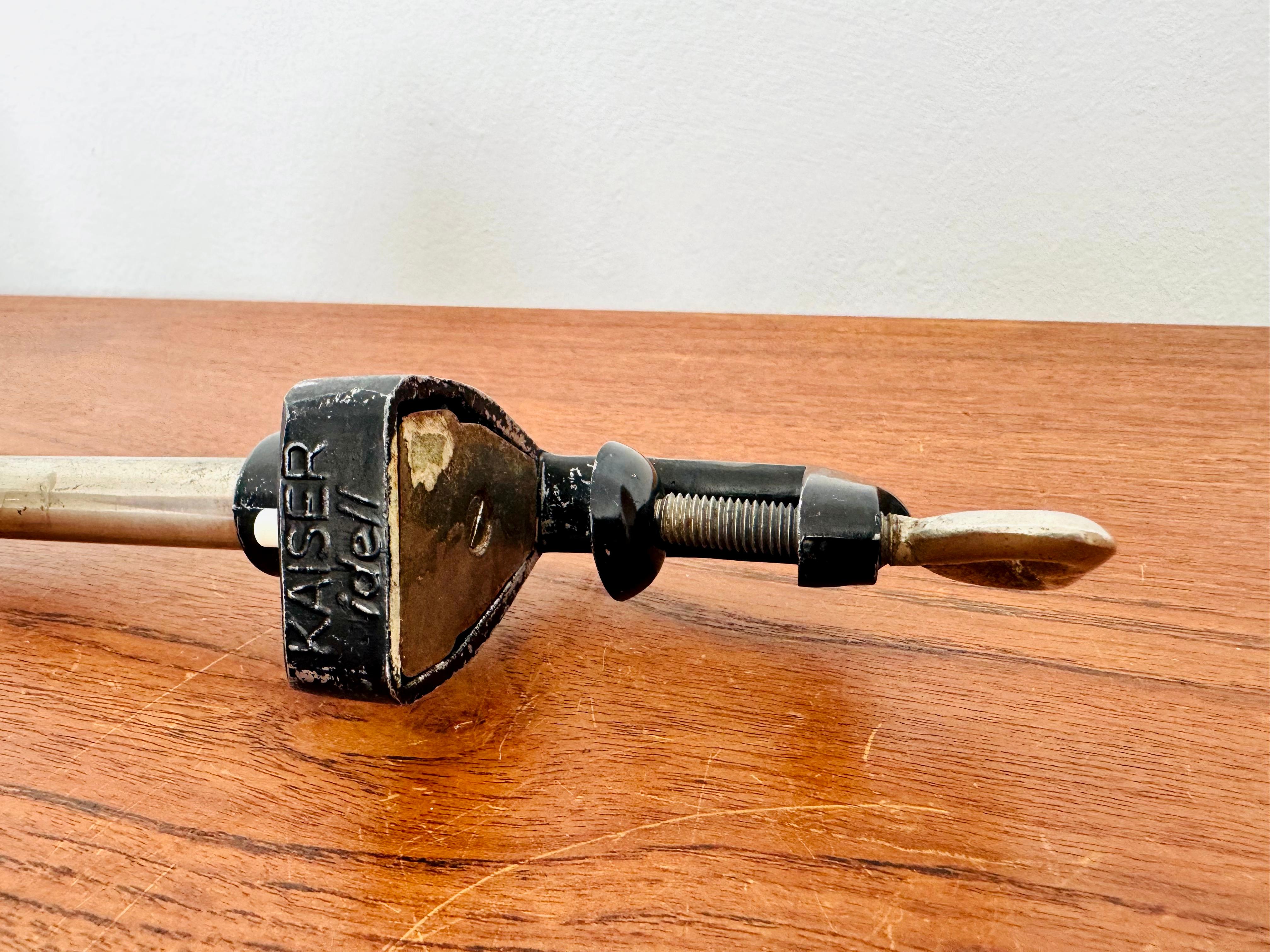 Industrial Clamp Lamp by Christian Dell for Kaiser Idell For Sale 10