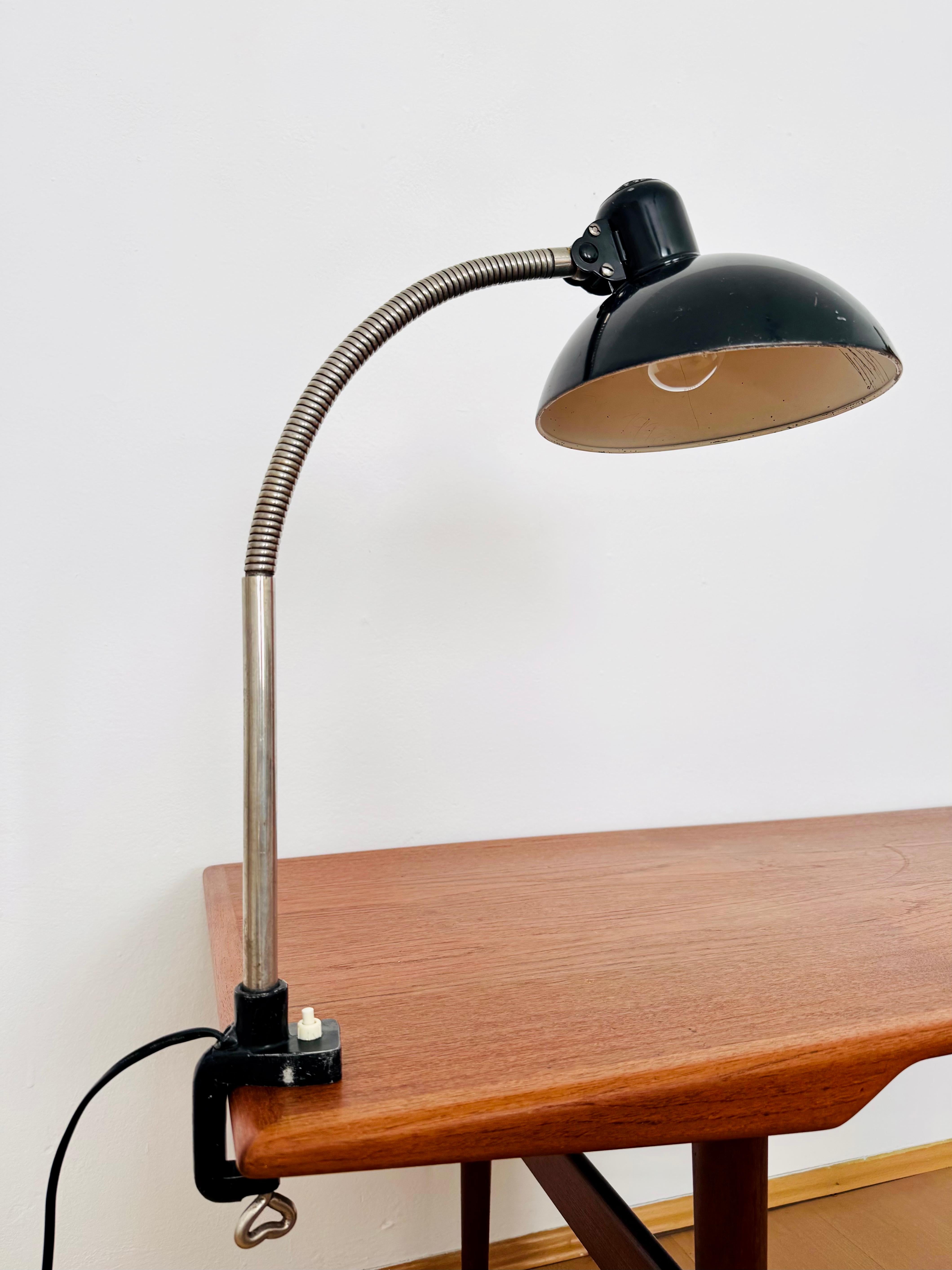 Industrial Clamp Lamp by Christian Dell for Kaiser Idell In Good Condition For Sale In München, DE