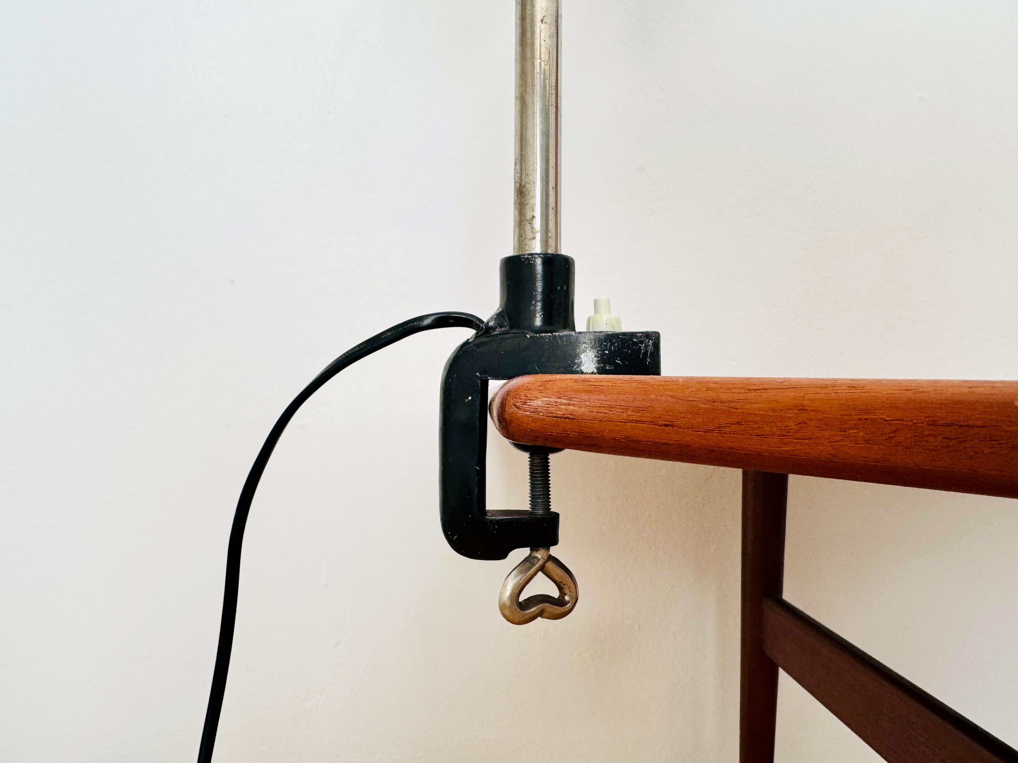 Industrial Clamp Lamp by Christian Dell for Kaiser Idell For Sale 1