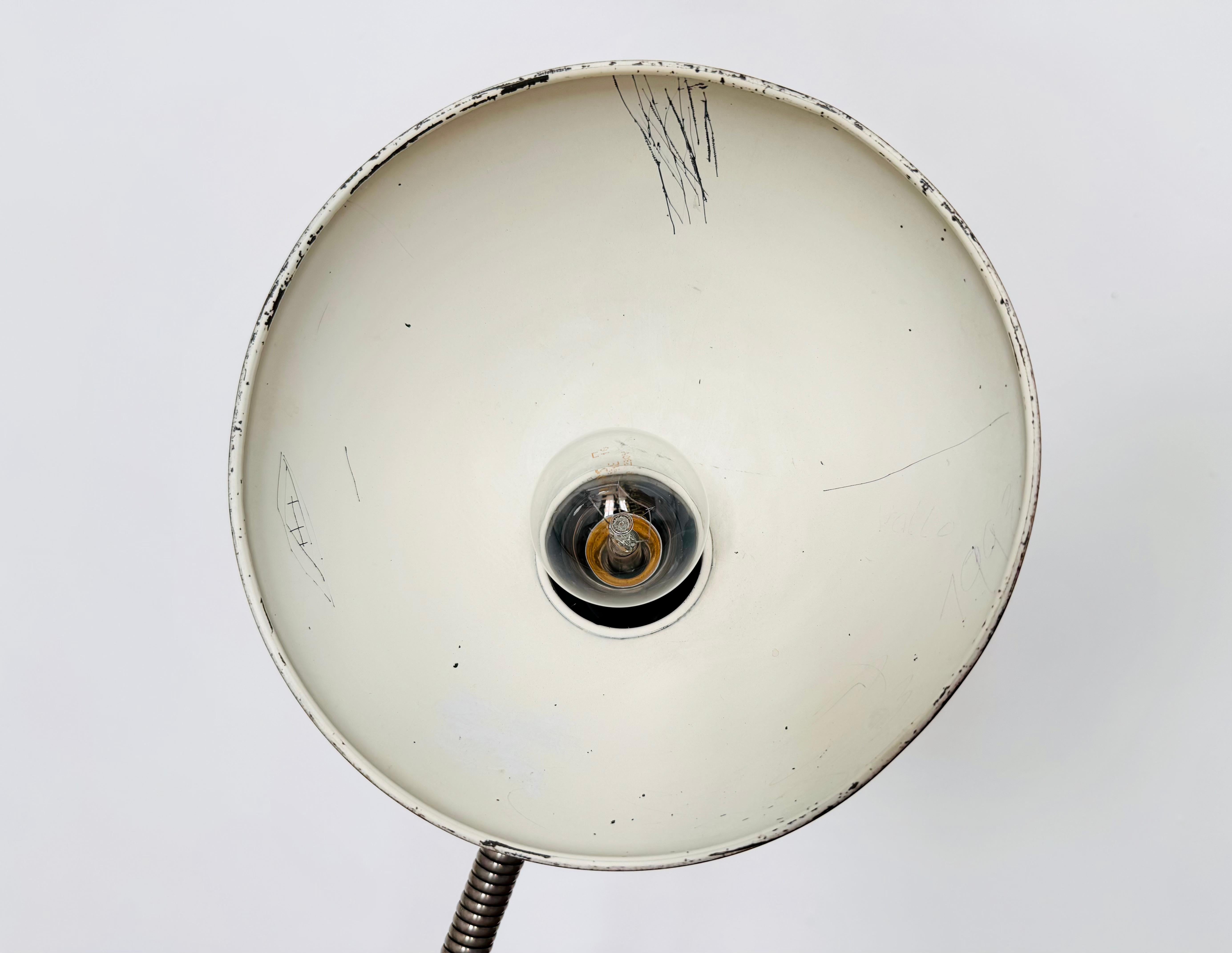 Industrial Clamp Lamp by Christian Dell for Kaiser Idell For Sale 2